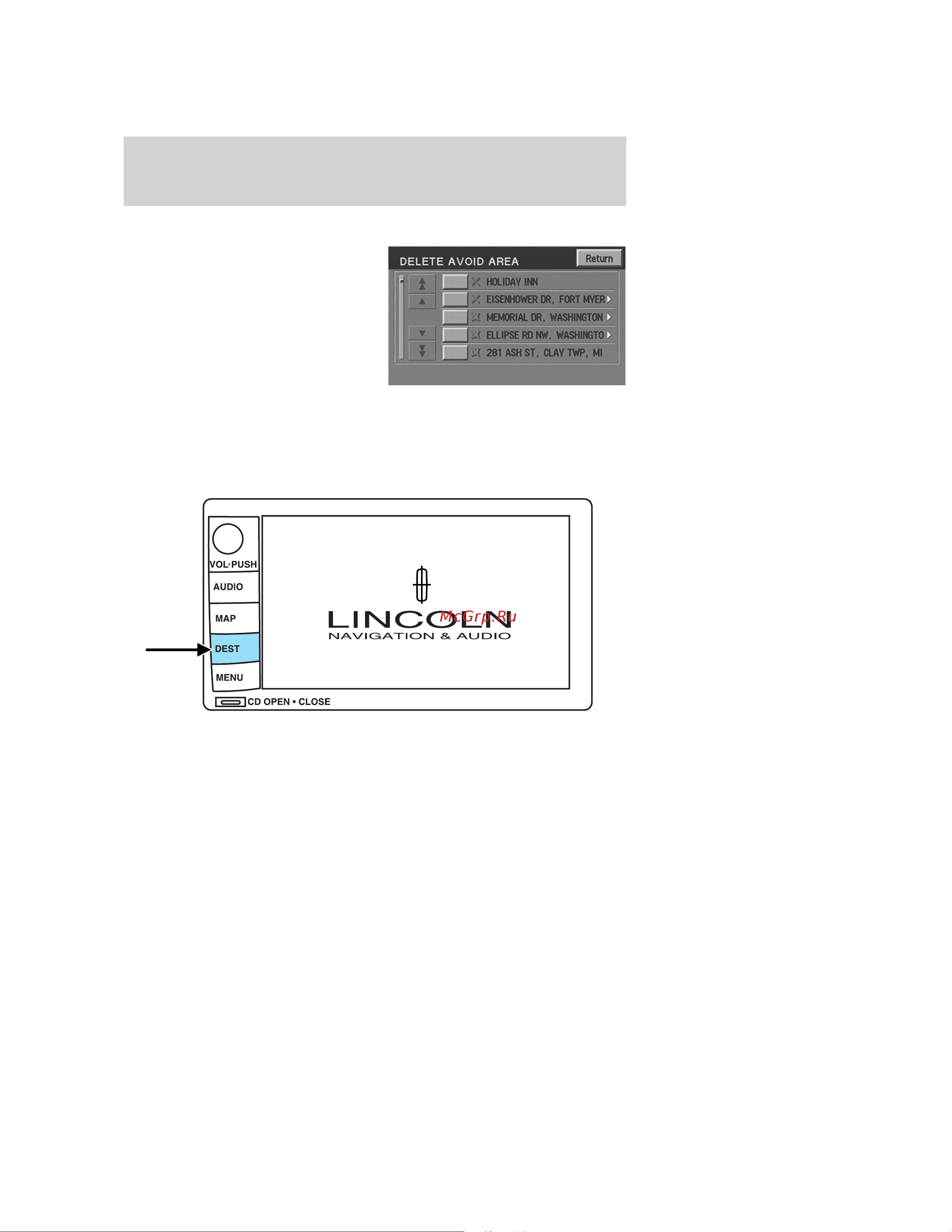 Lincoln Aviator (2004) [67/352] Entertainment systems