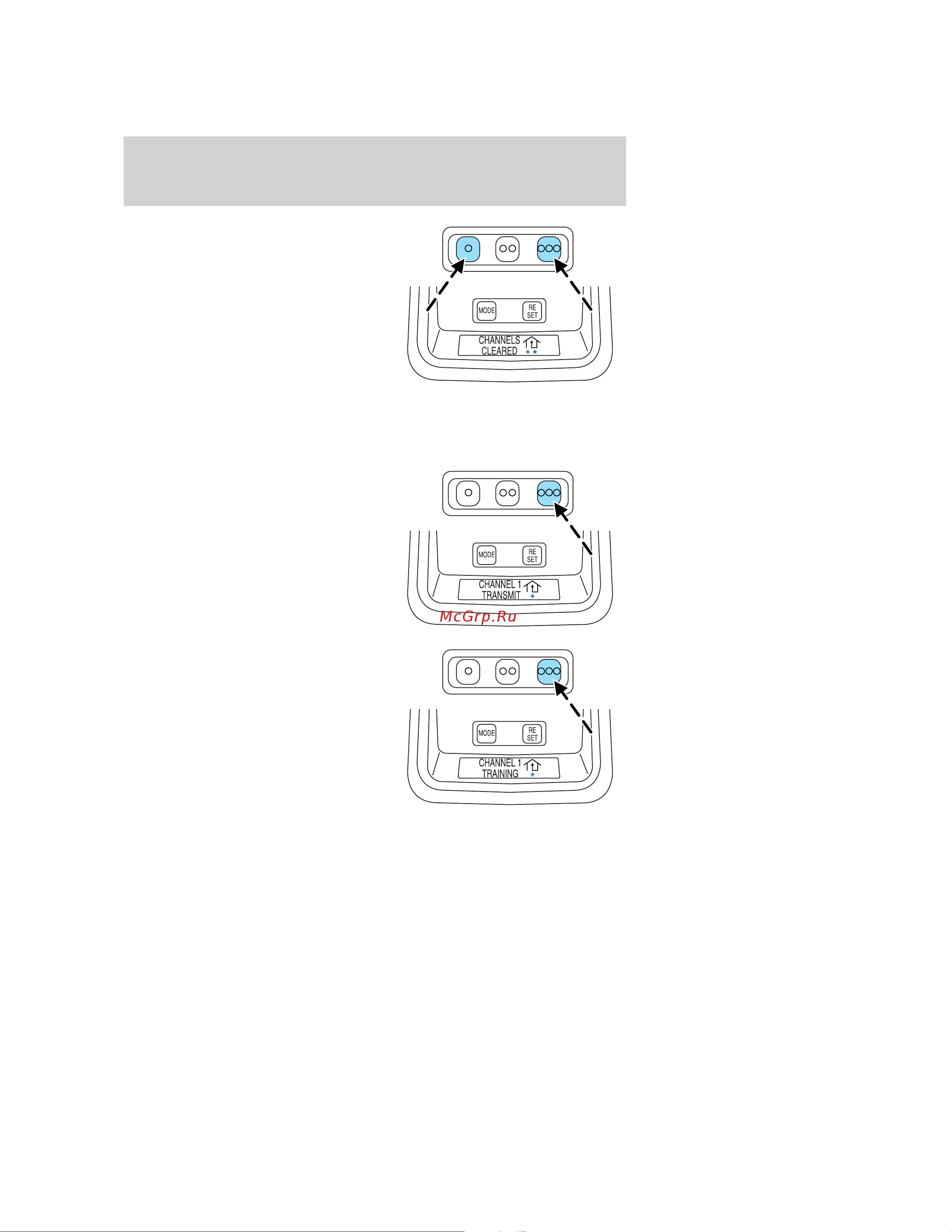 Lincoln Town Car (2005) [125/328] Reprogramming a single homelink button