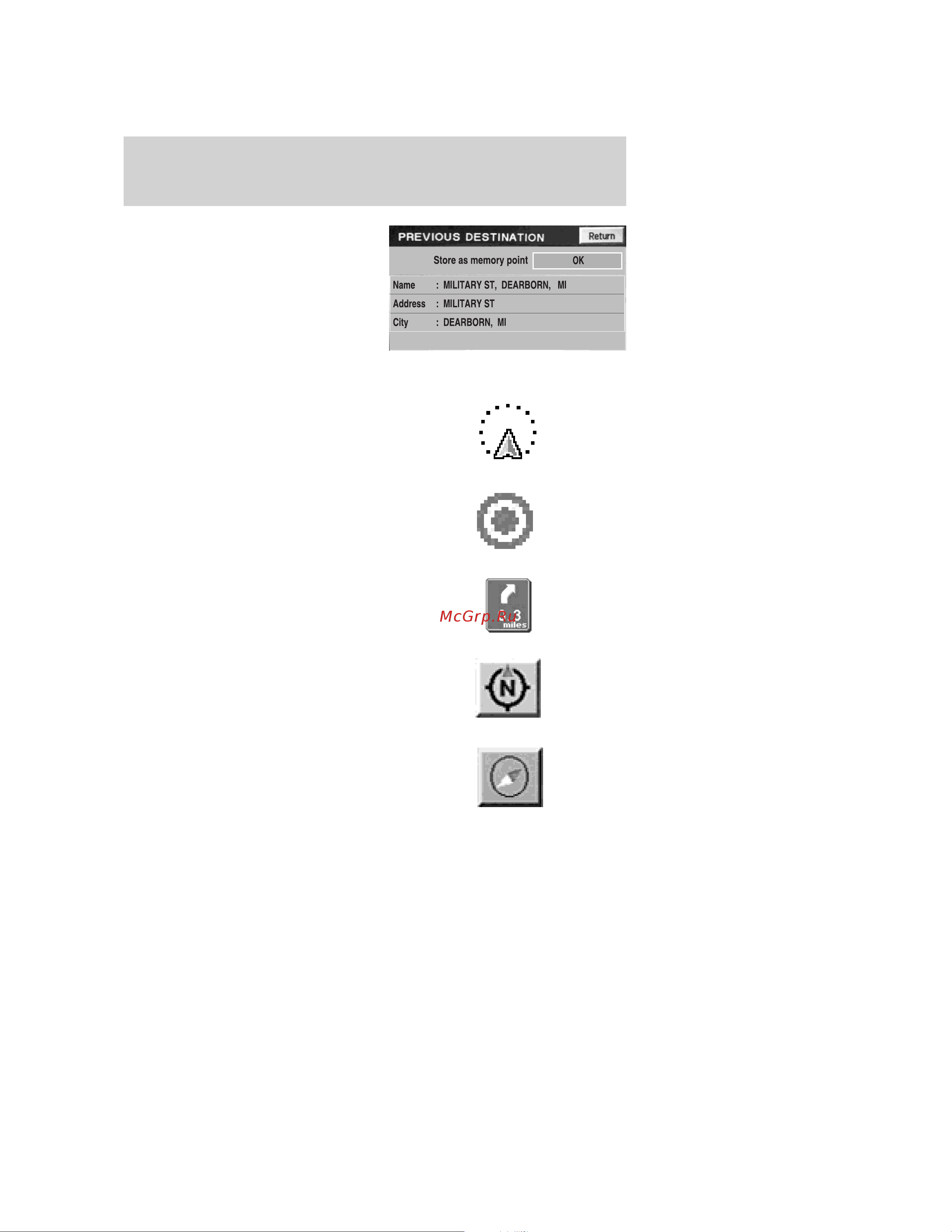 Lincoln Town Car (2005) [63/328] Screen symbols