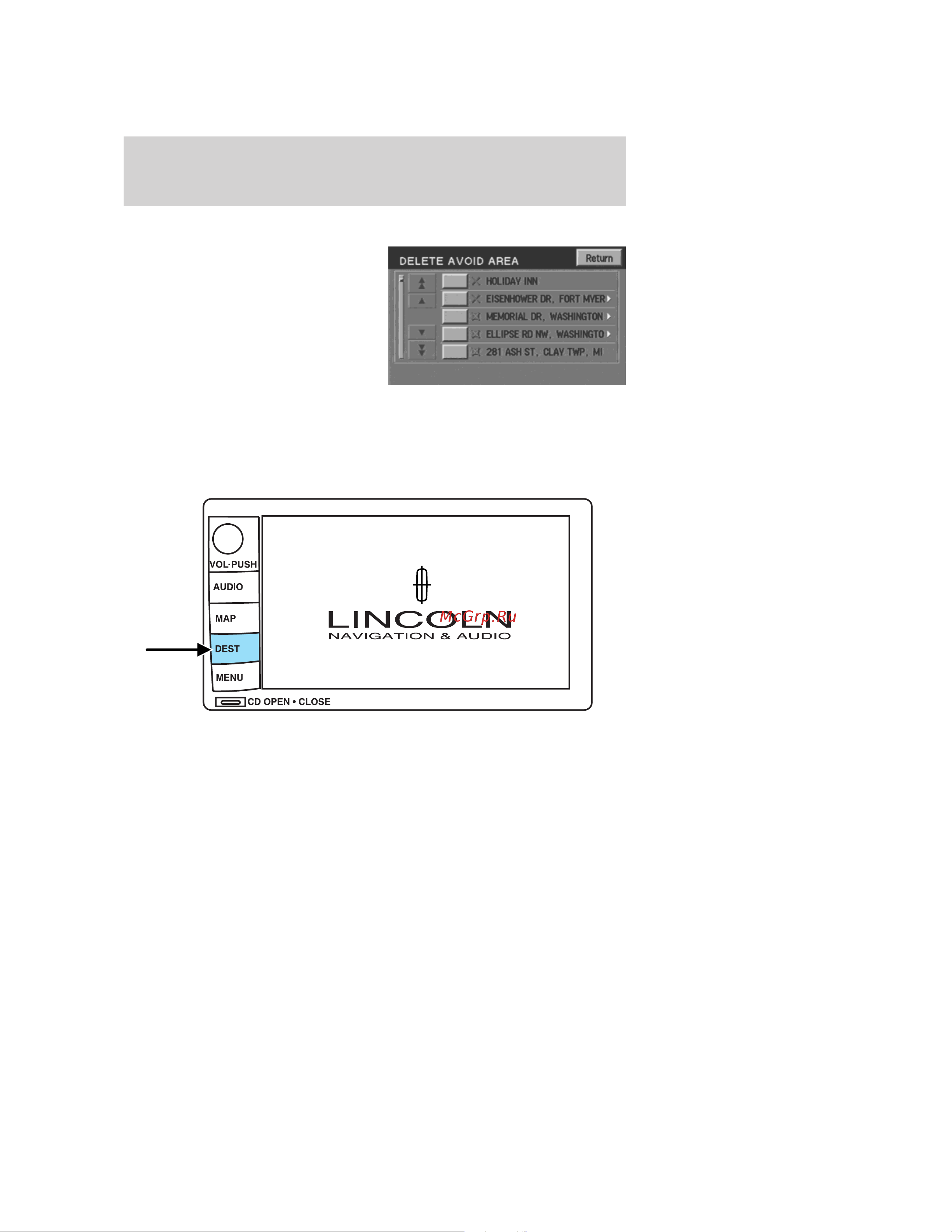 Lincoln Town Car (2005) [79/328] Deleting areas to avoid