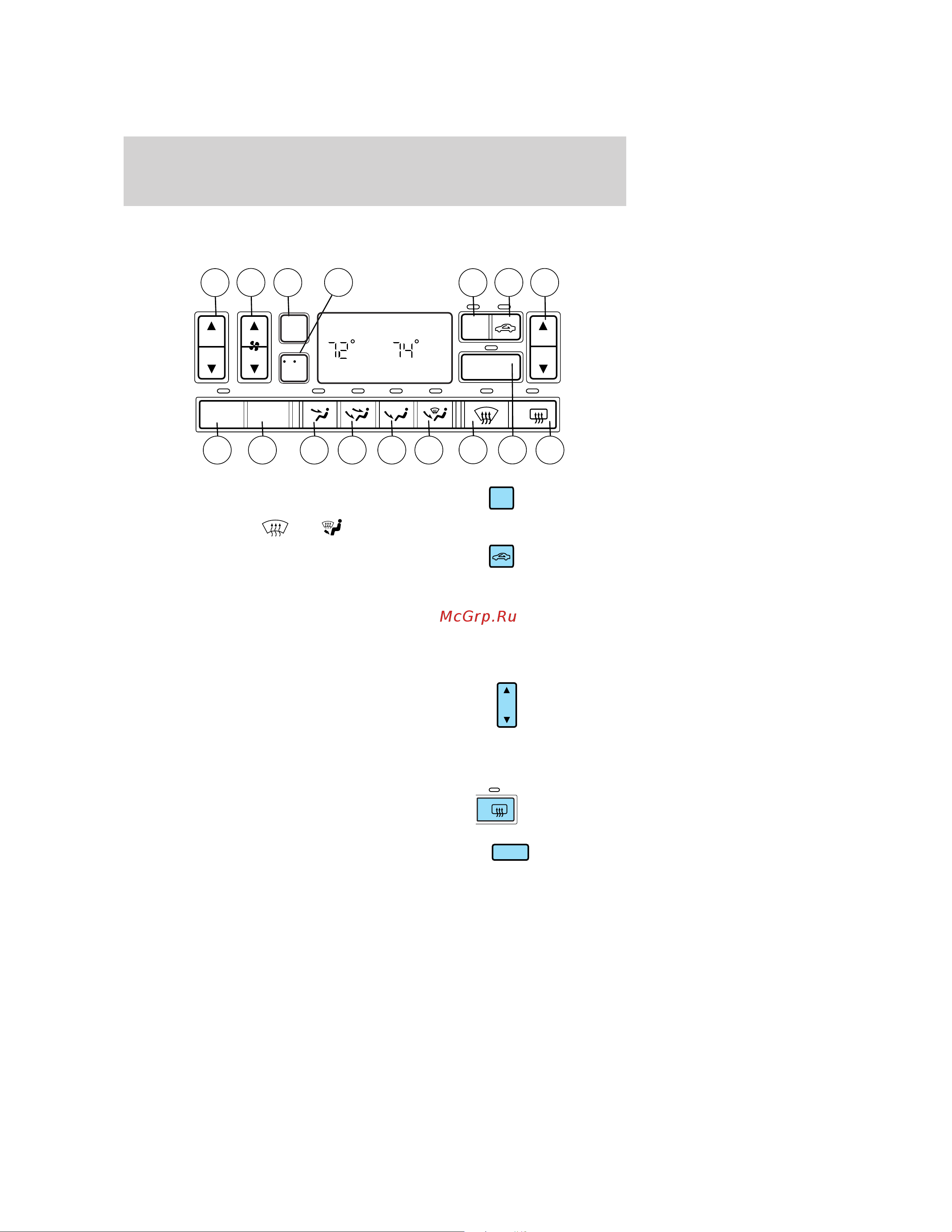 Lincoln Navigator (2004) [108/384] Climate controls