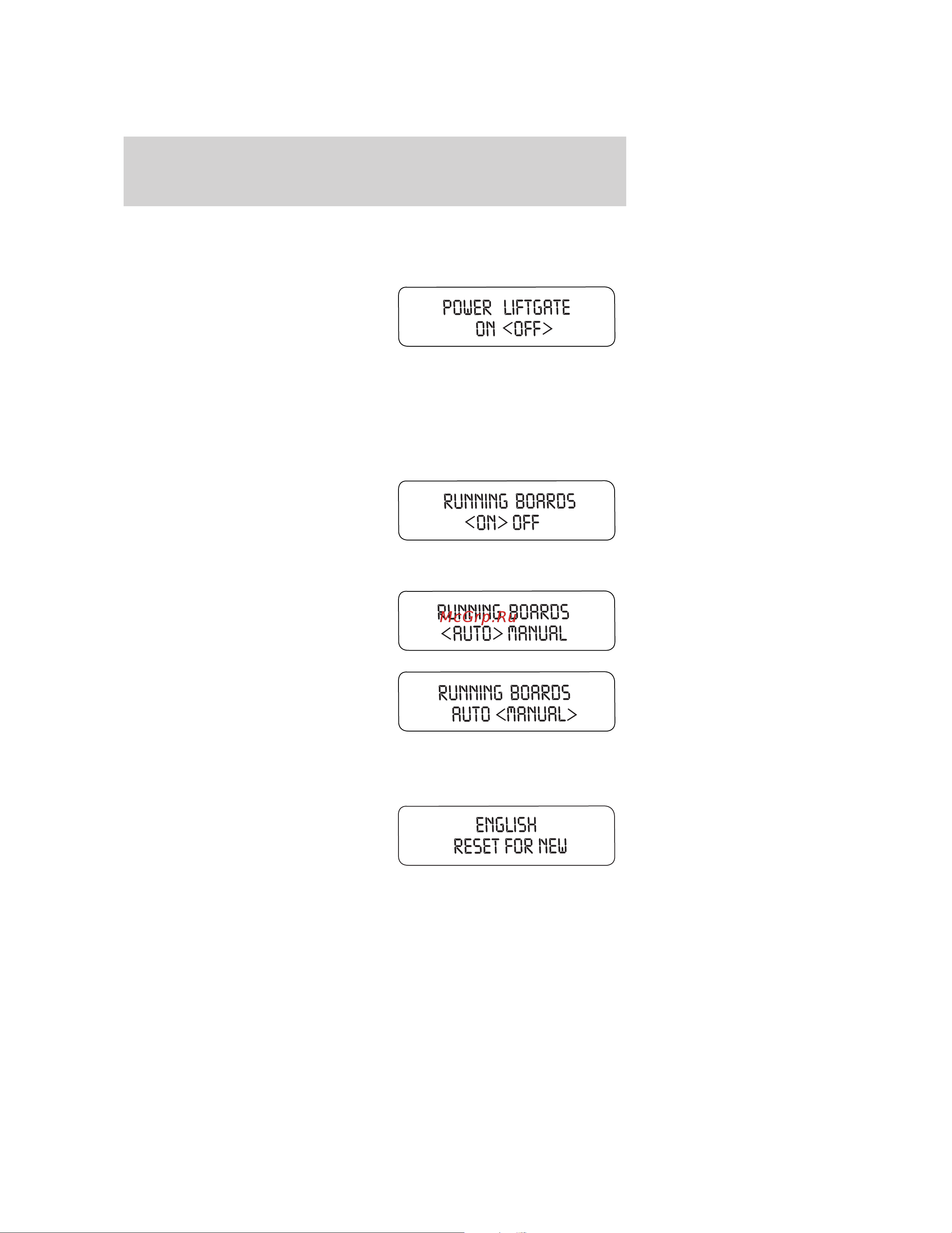 Lincoln Navigator (2004) [157/384] Driver controls