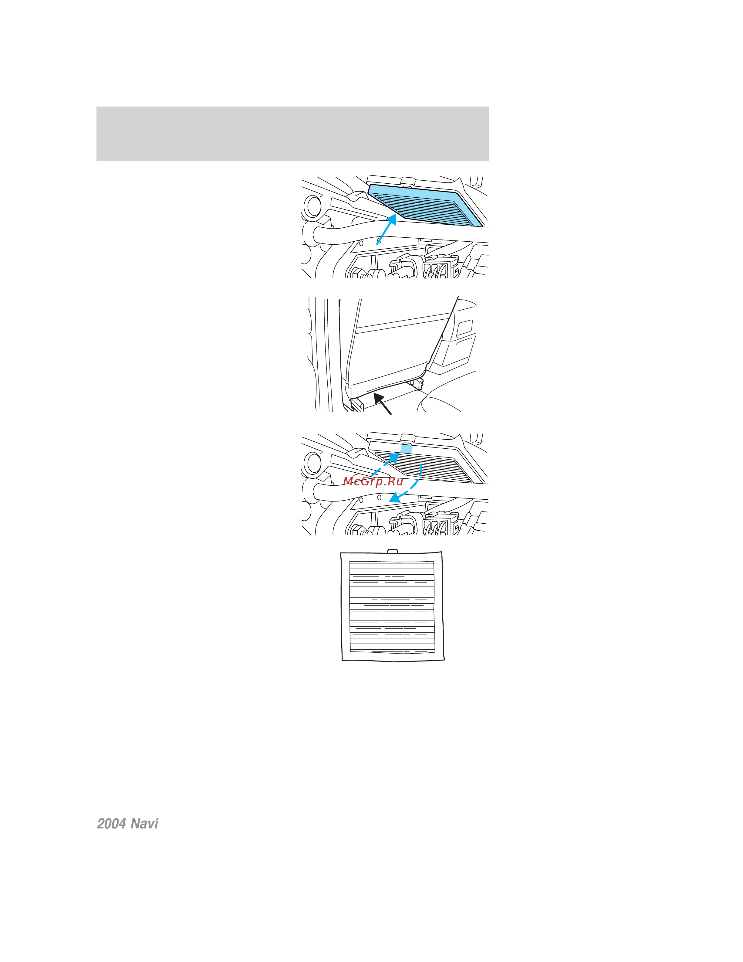Lincoln Navigator (2004) [188/384] Seating and safety restraints