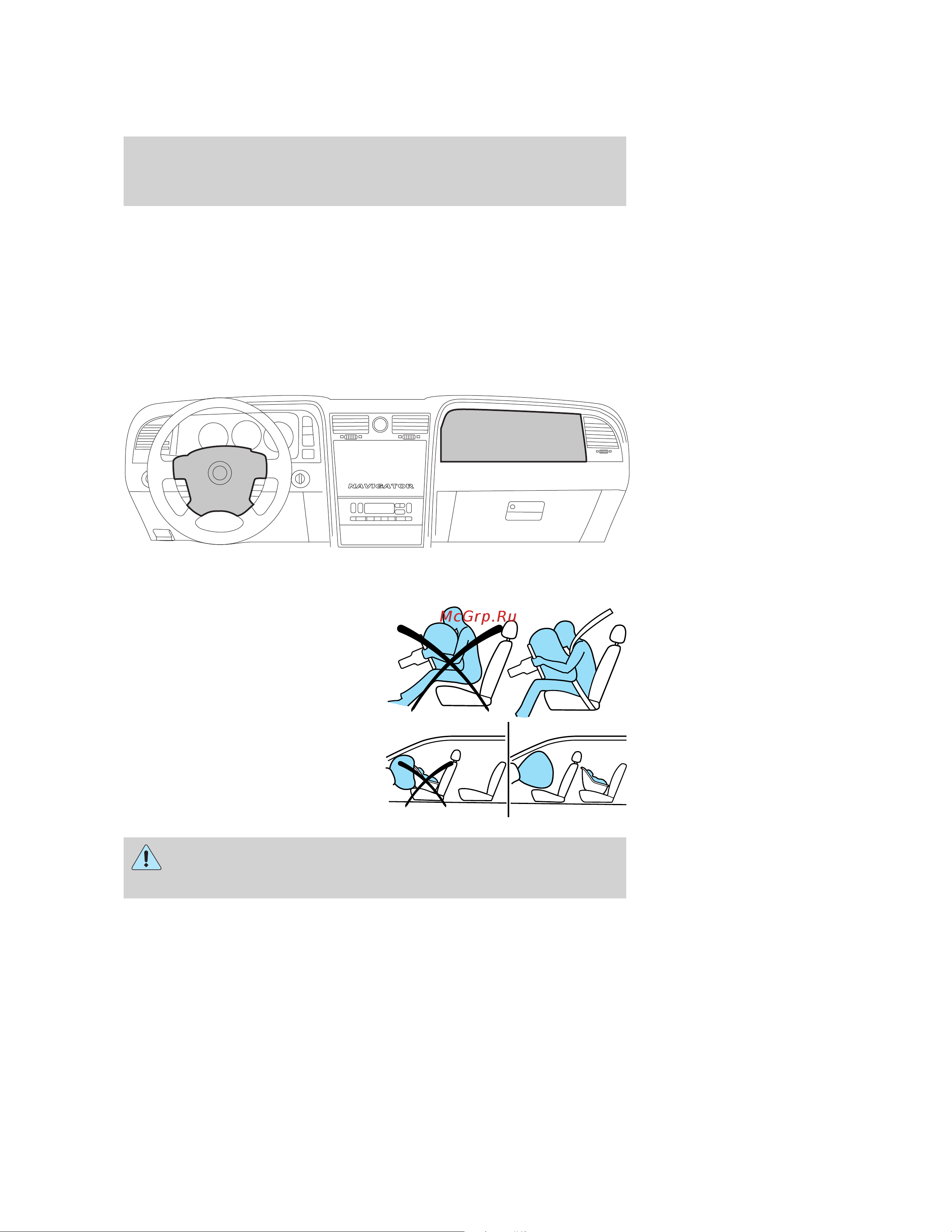 Lincoln Navigator (2004) [210/384] Seating and safety restraints