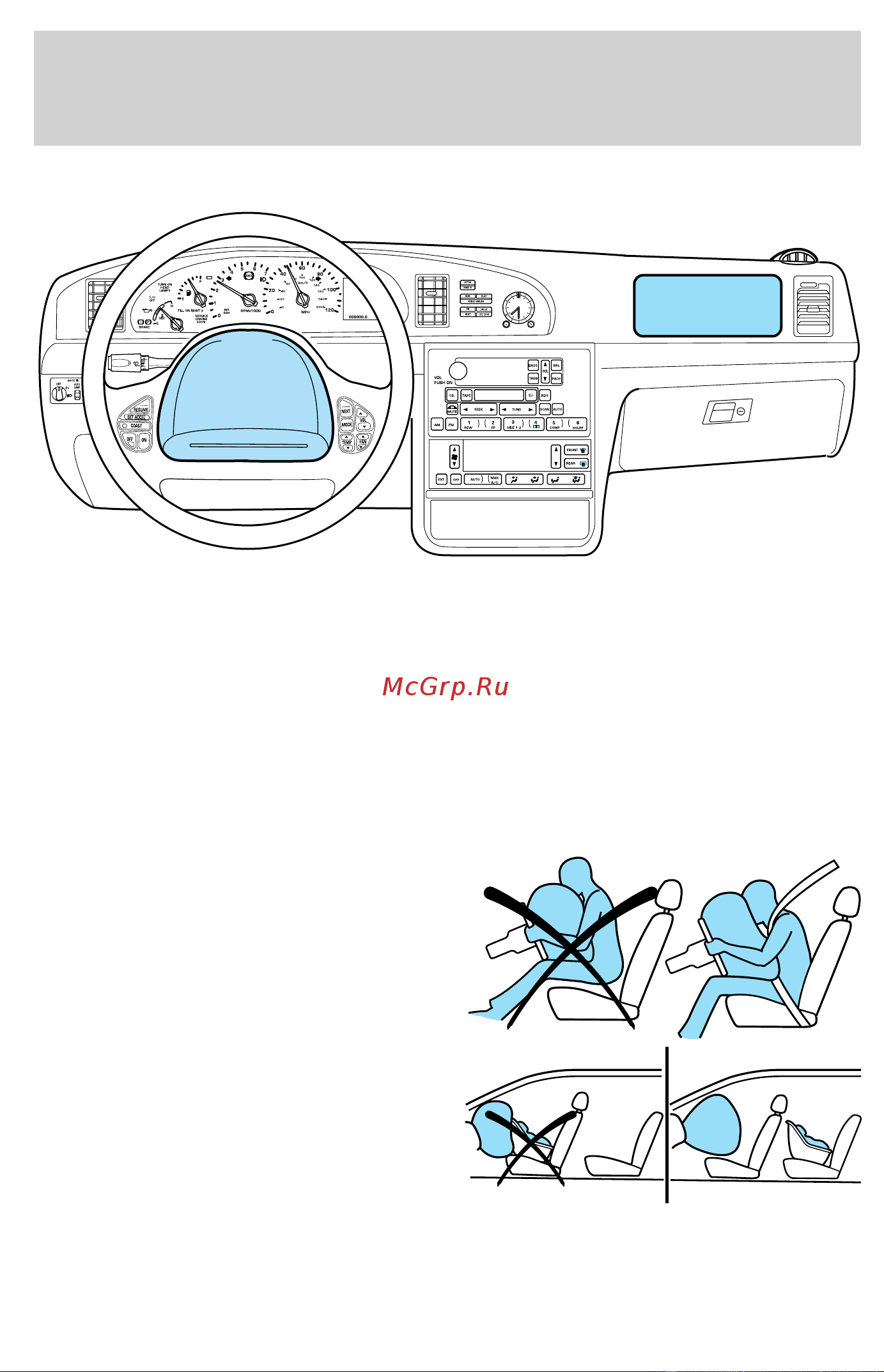 Lincoln Continental (2001) [97/224] Seating and safety restraints