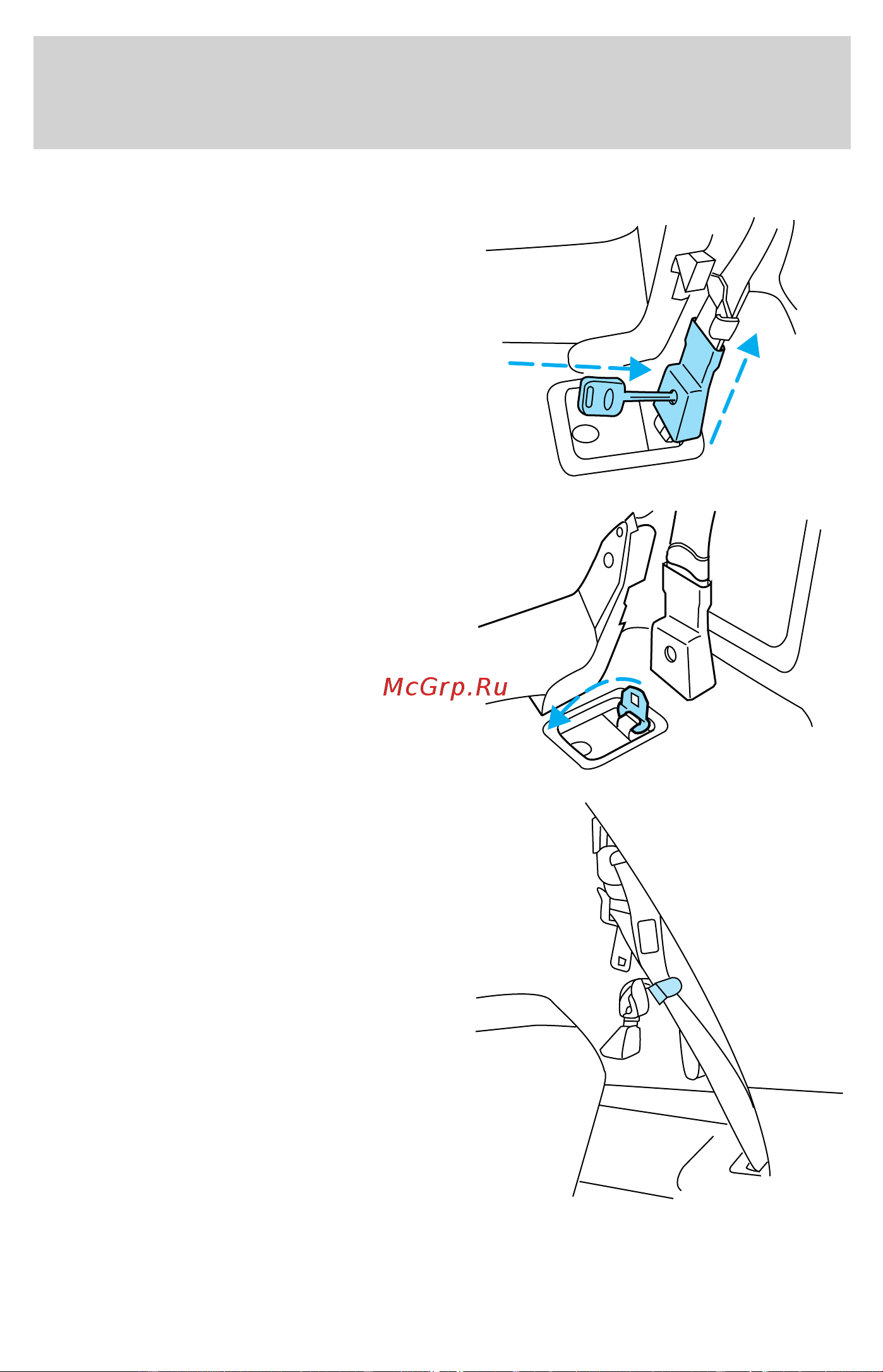 Lincoln Navigator (2001) [97/256] Seating and safety restraints