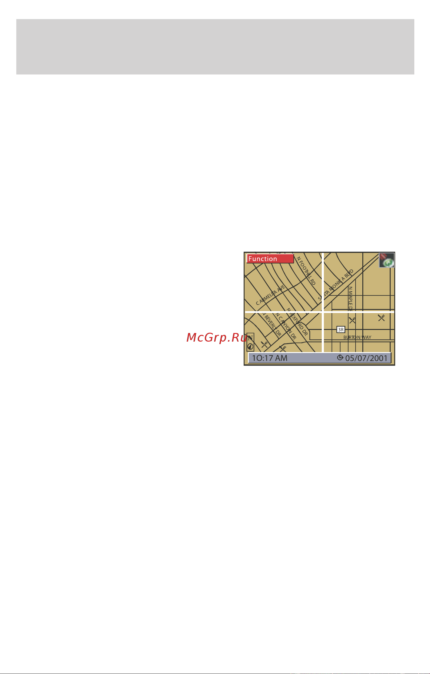 Lincoln Blackwood (2002) Navigation System [18/48] Navigation menu