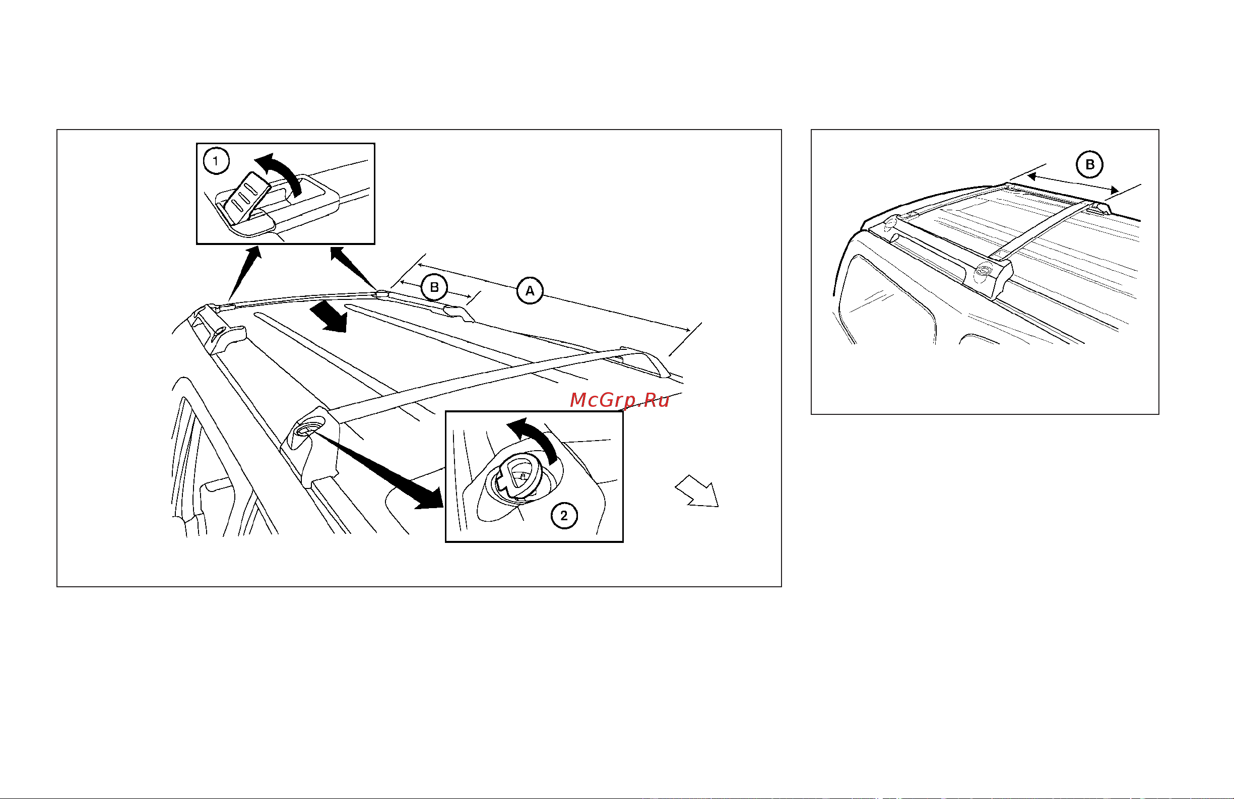 Infiniti QX56 (2006) [136/384] Roof rack