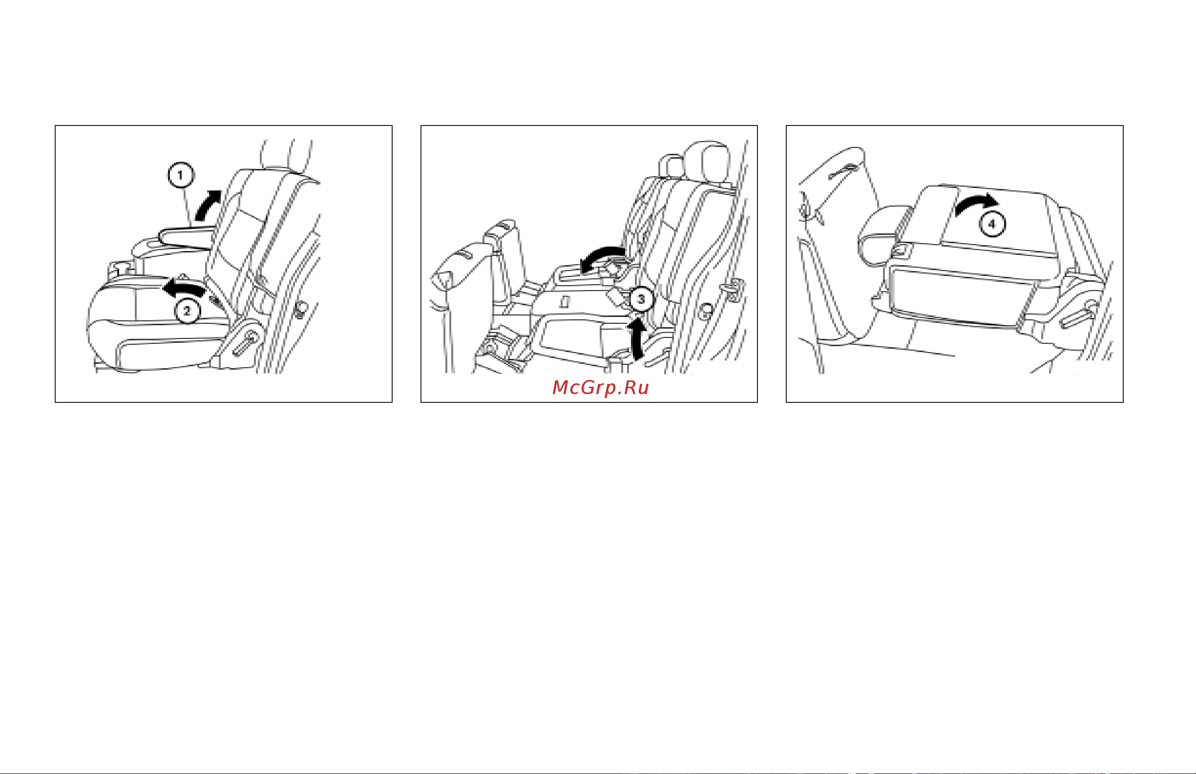 Infiniti QX56 (2006) [27/384] Folding the 2nd row captain s chairs