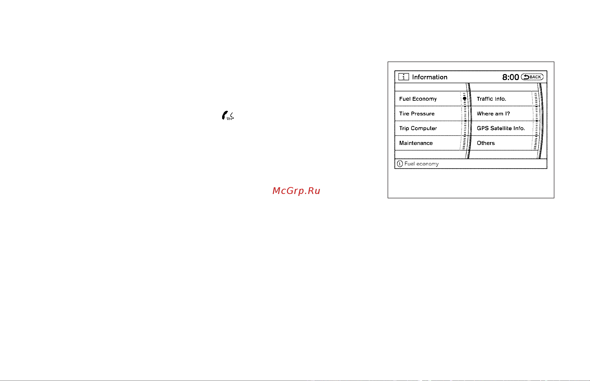 Infiniti QX56 (2008) [253/432] Command list