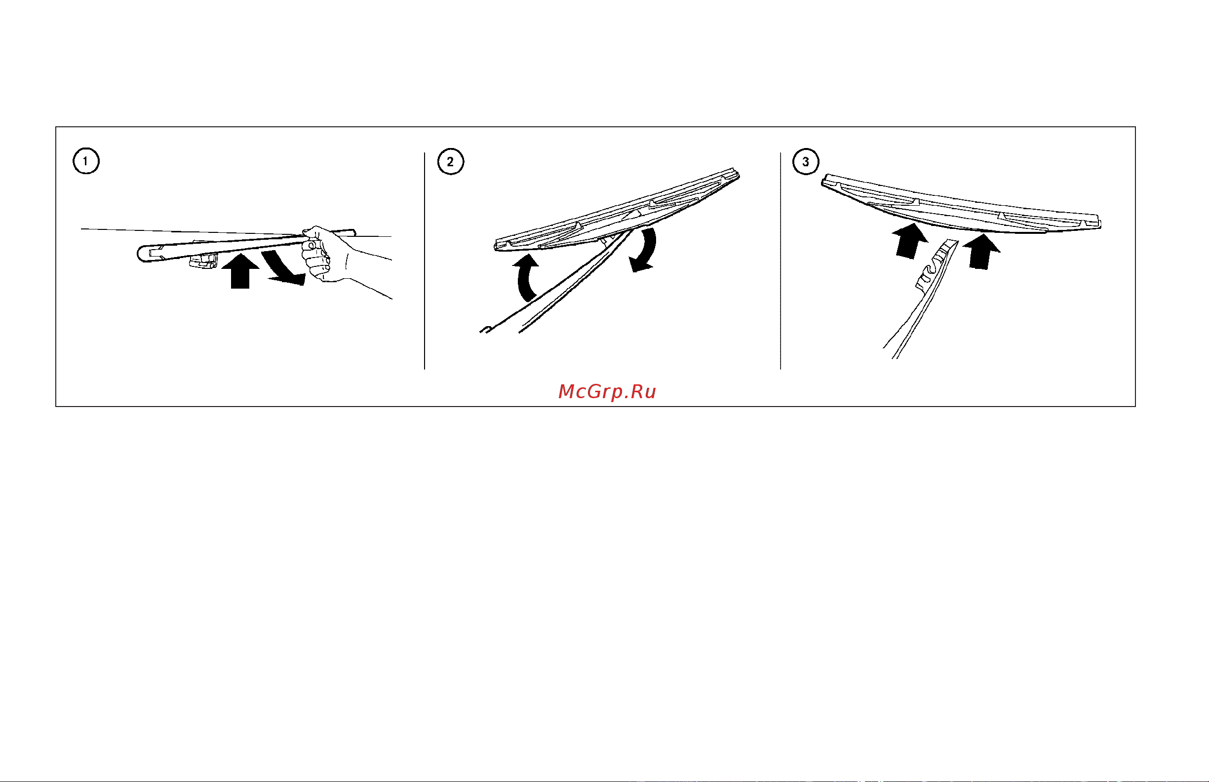 Infiniti QX56 (2008) [367/432] Rear window wiper blade