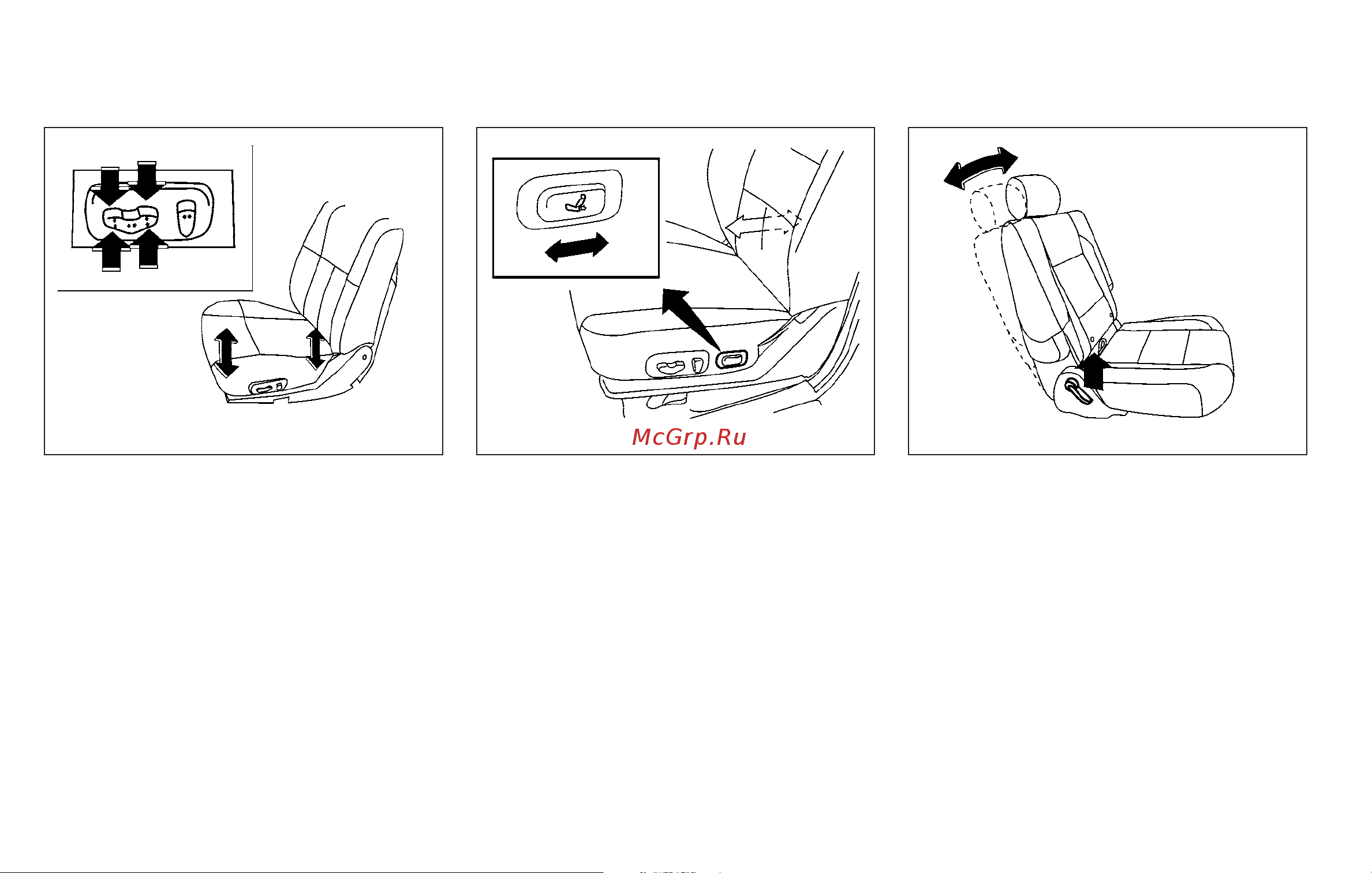 Infiniti QX56 (2010) [21/444] Nd row captain s chair adjustment if so equipped