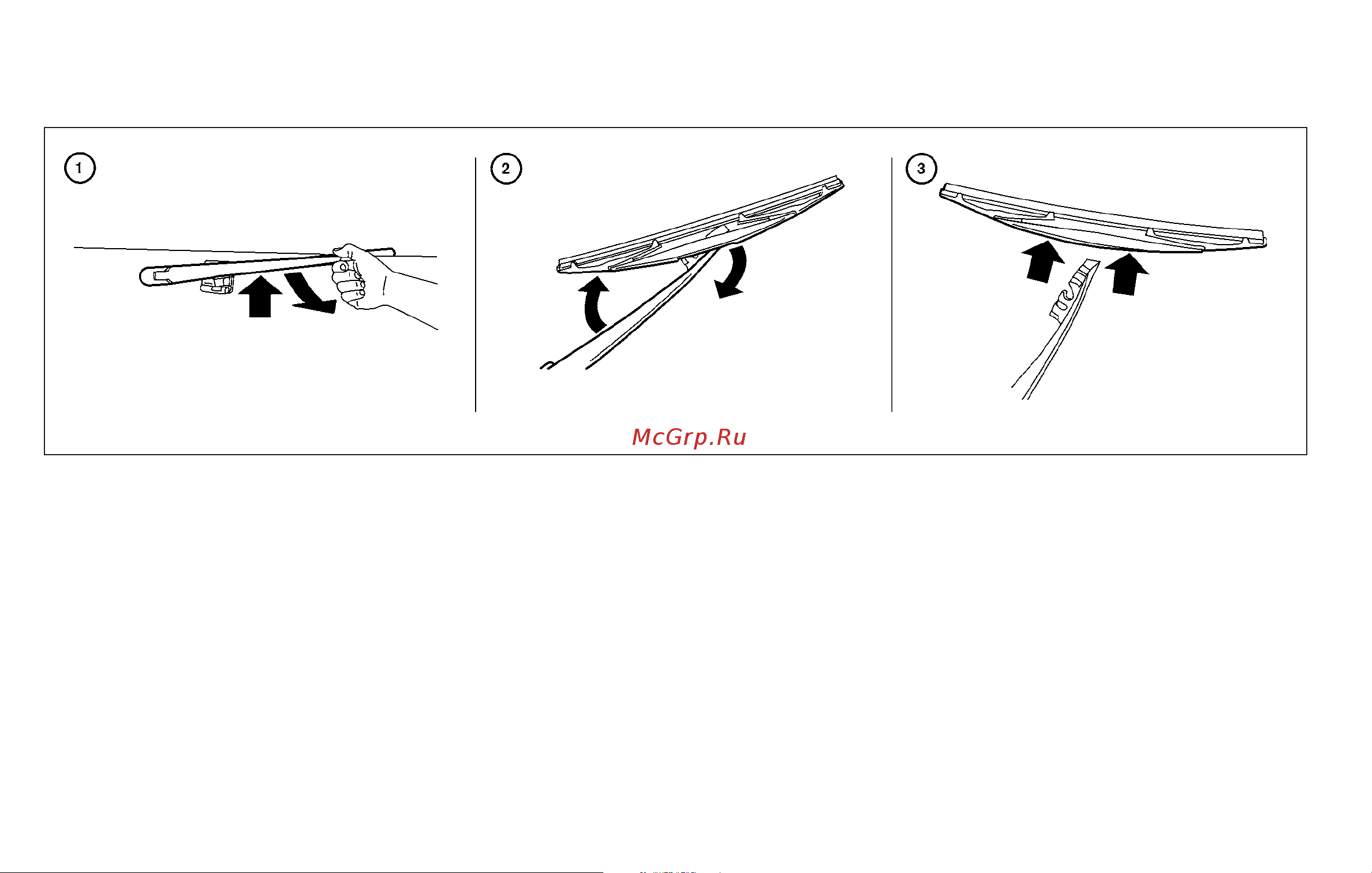 Infiniti QX56 (2010) [380/444] Rear window wiper blade