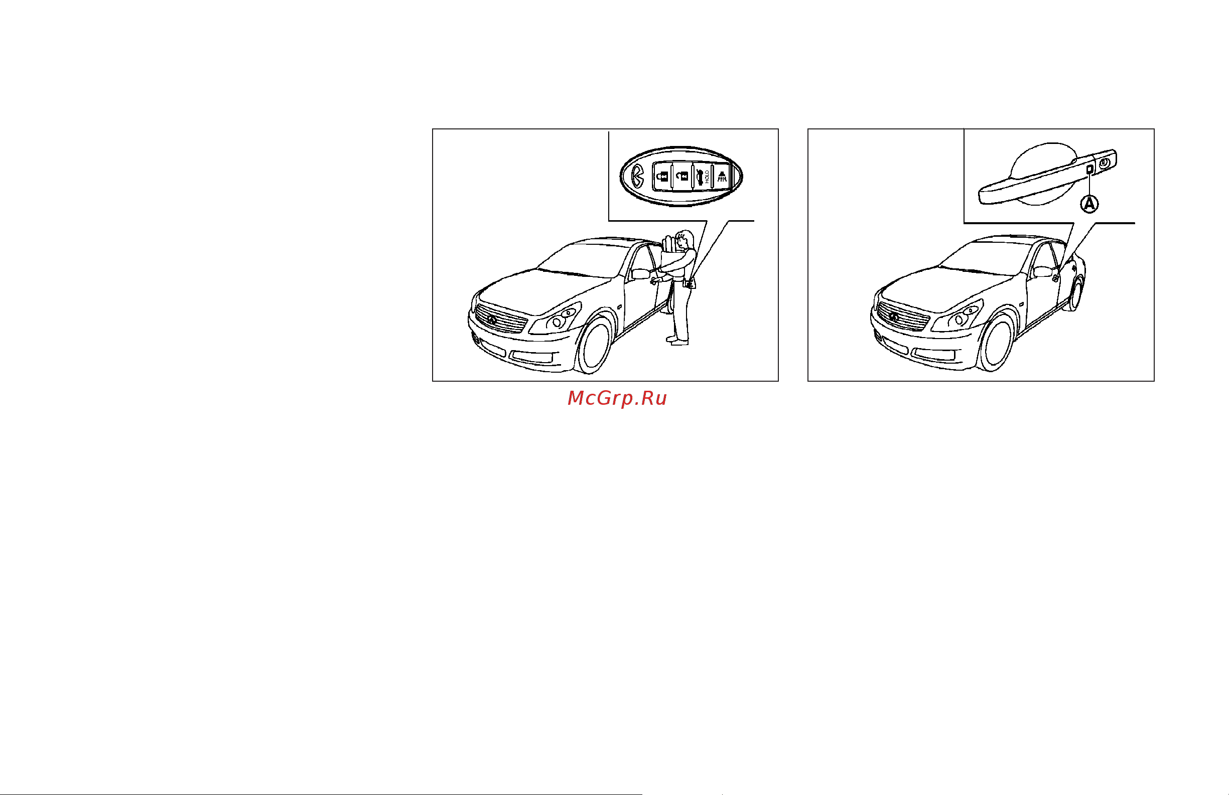 Infiniti G37 Coupe (2008) [143/416] Intelligent key operation