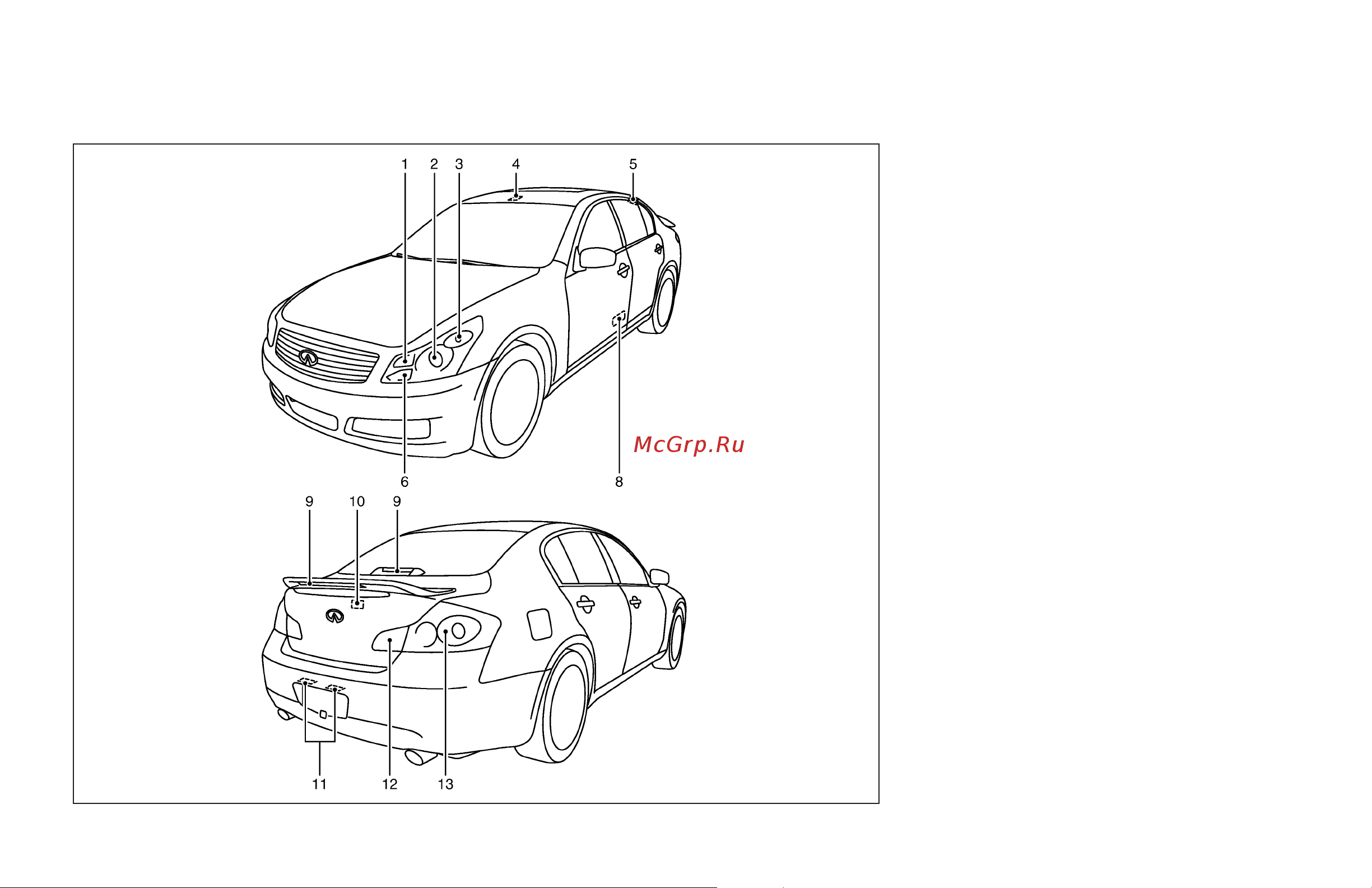 Infiniti G35 Sedan (2007) [361/408] Lights