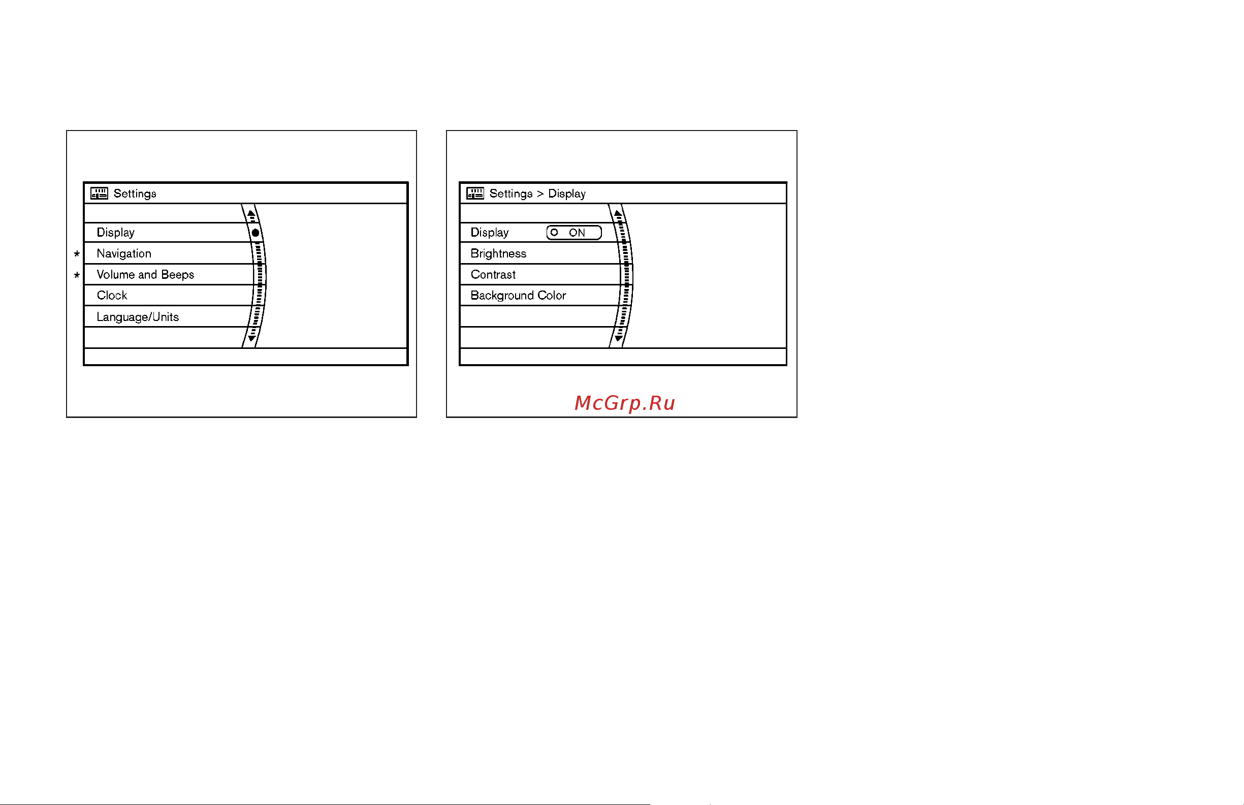 Infiniti G35 Coupe (2006) [167/344] Display settings