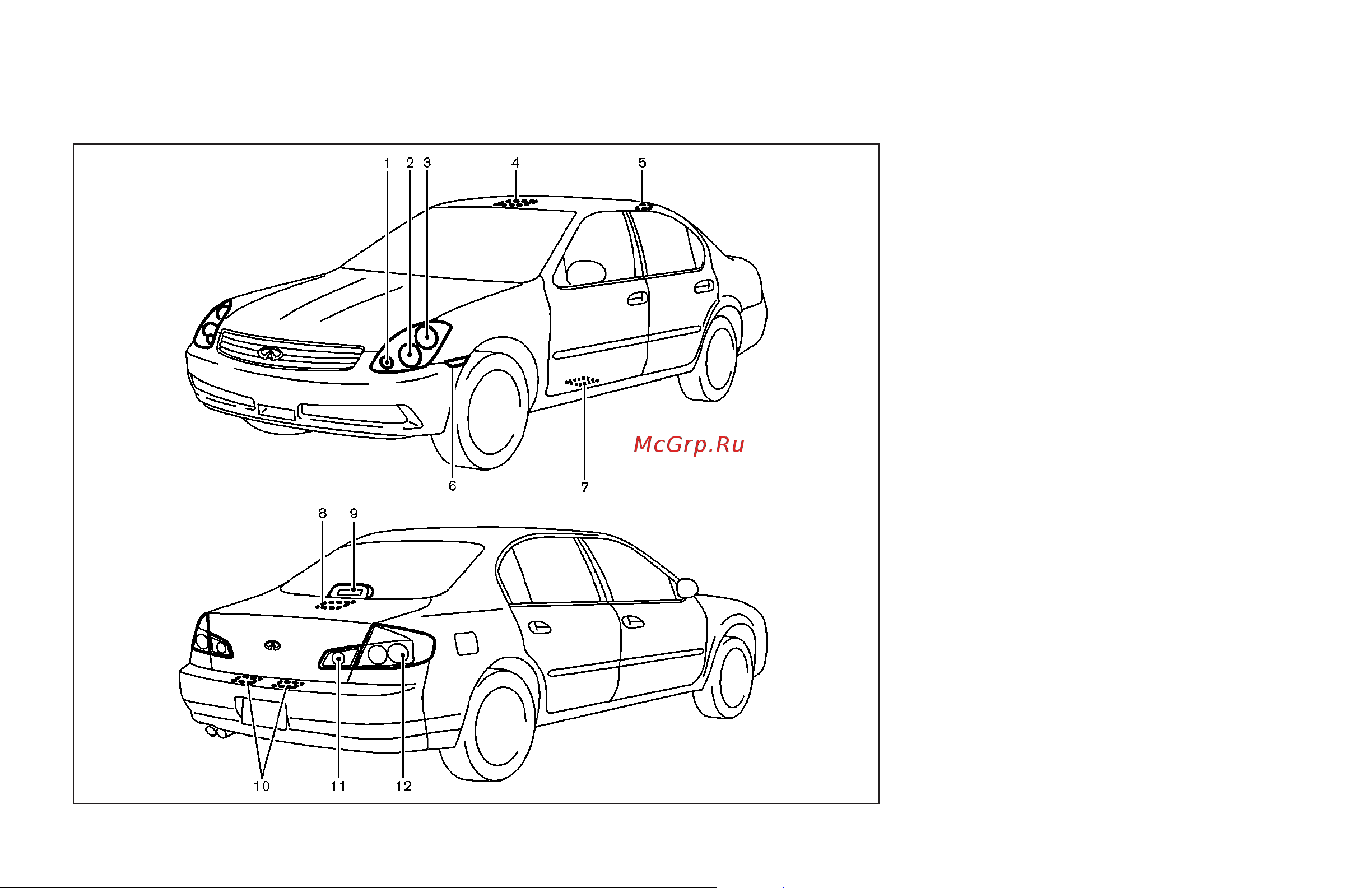 Infiniti G35 Coupe (2006) [289/344] Lights