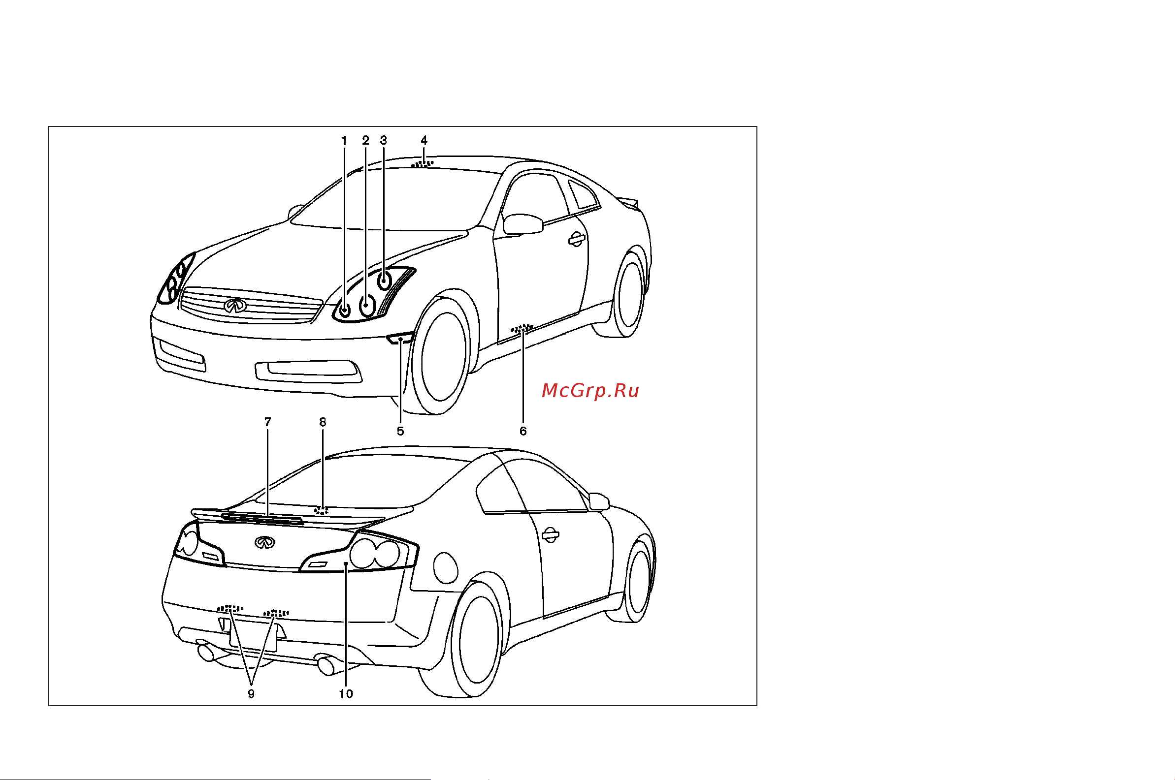 Infiniti G35 Coupe (2007) [273/328] Lights