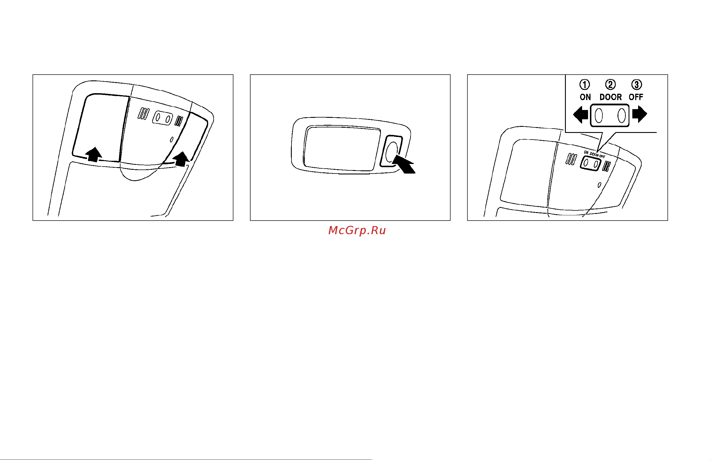 Infiniti G37 Sedan (2009) [124/425] Interior light control switch