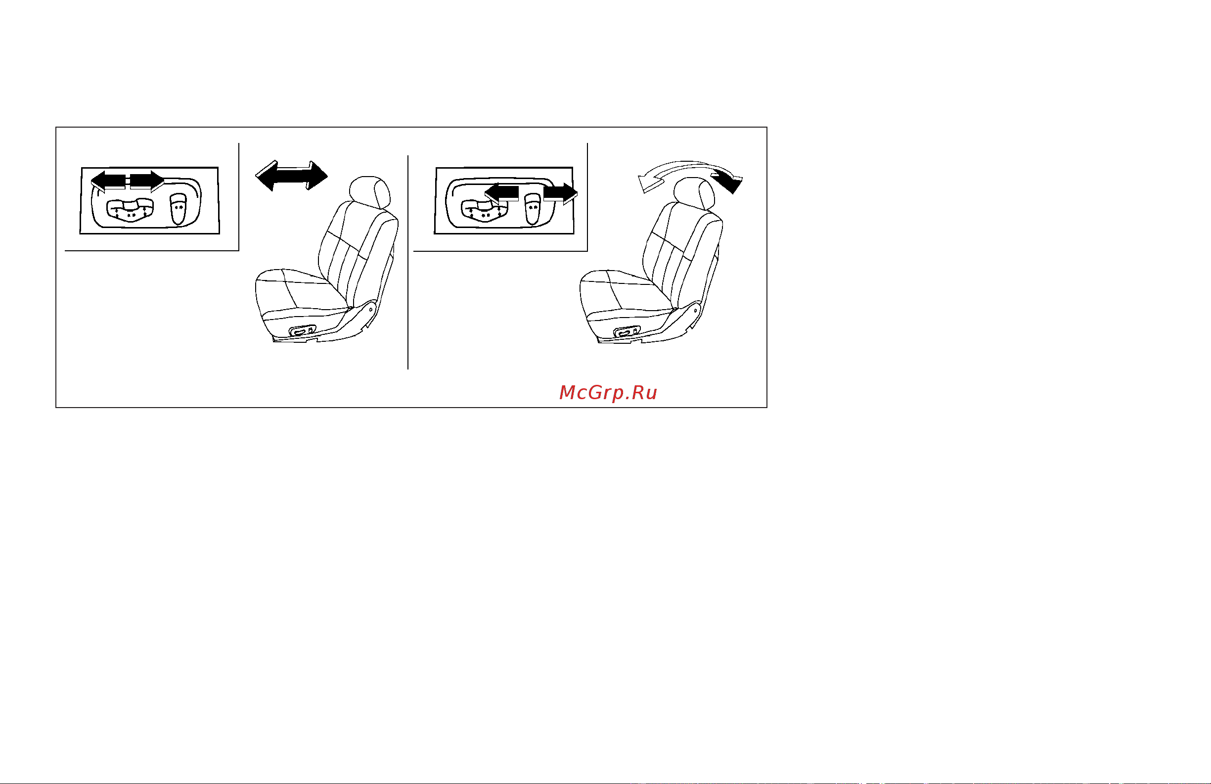 Infiniti QX56 (2007) [19/376] Front power seat adjustment