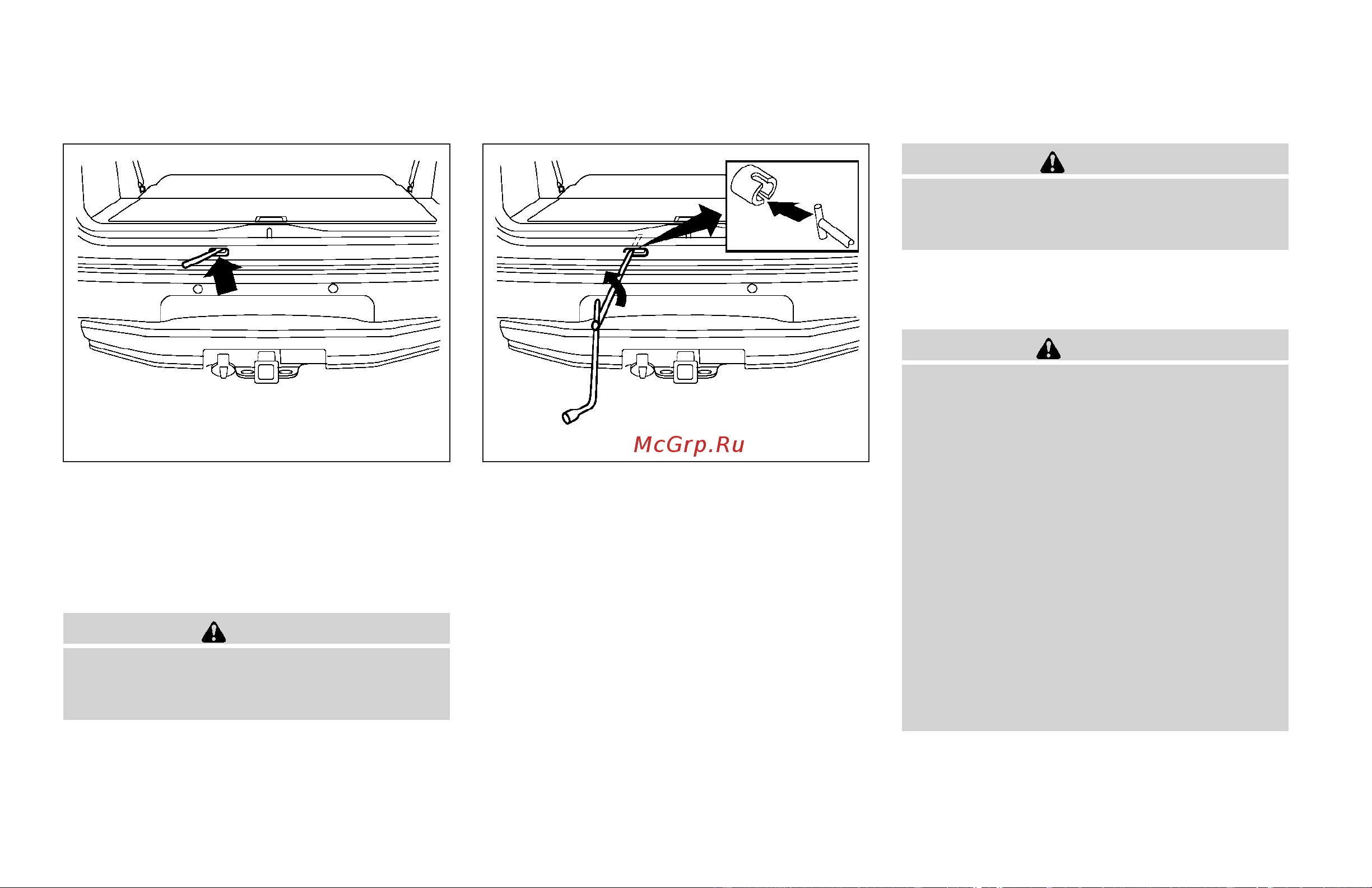 Infiniti QX56 (2007) [276/376] Jacking up vehicle and removing the damaged tire