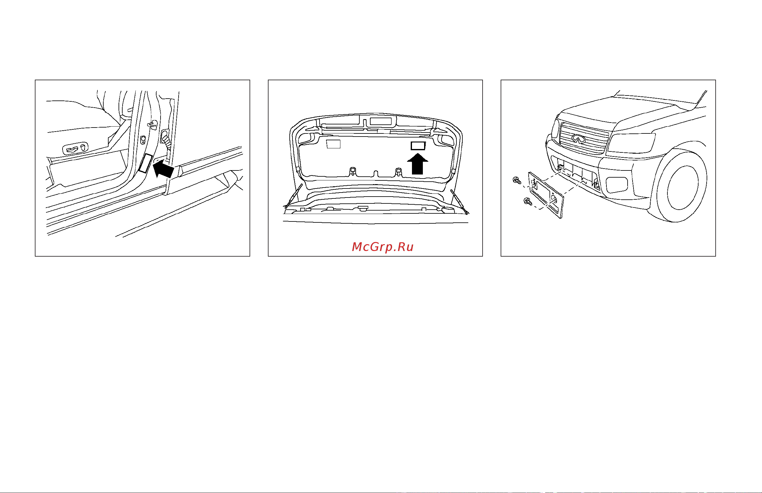 Infiniti QX56 (2007) [343/376] Air conditioner specification label