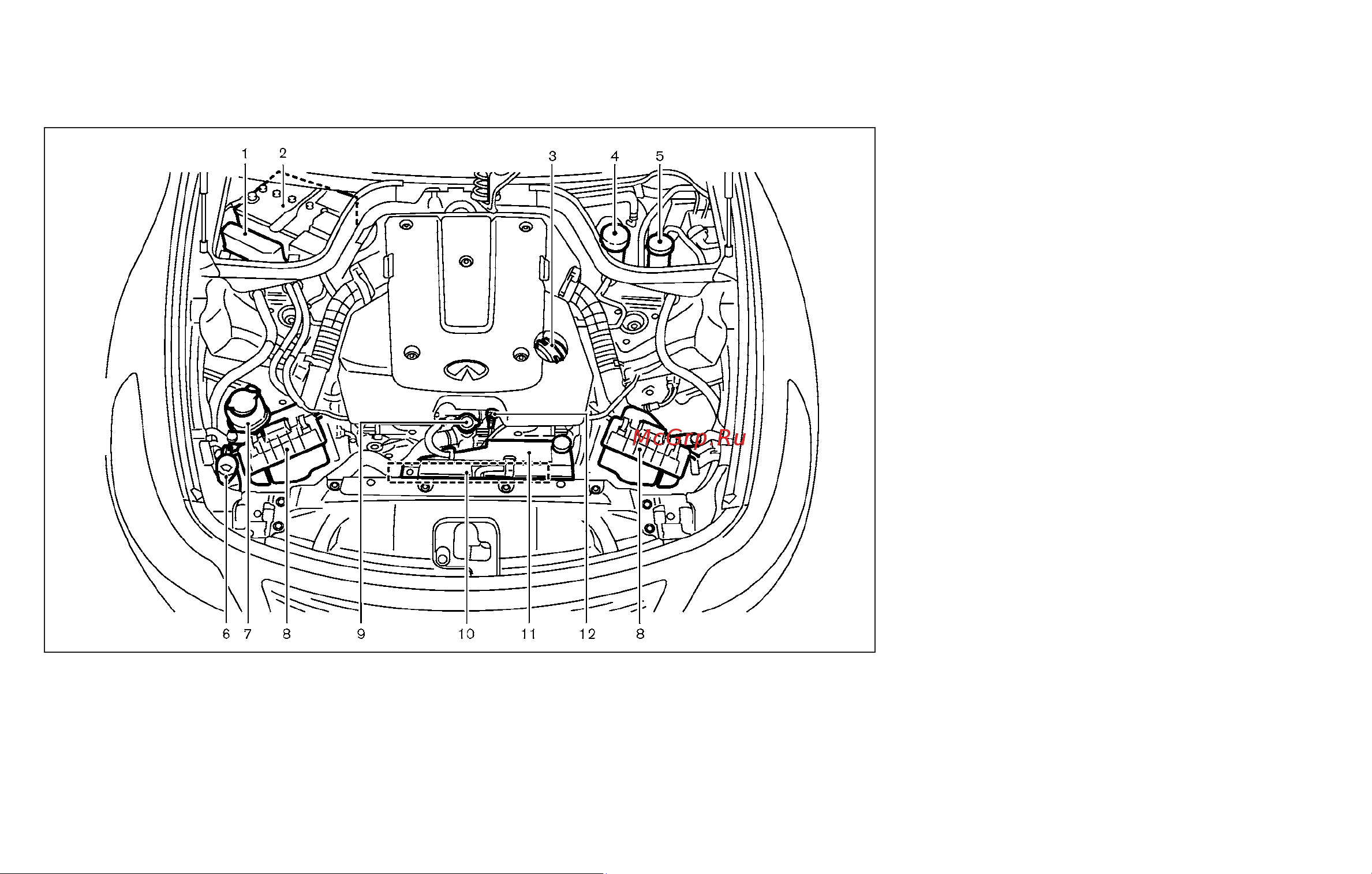 Infiniti G37 Convertible (2010) [16/444] Vq37vhr engine