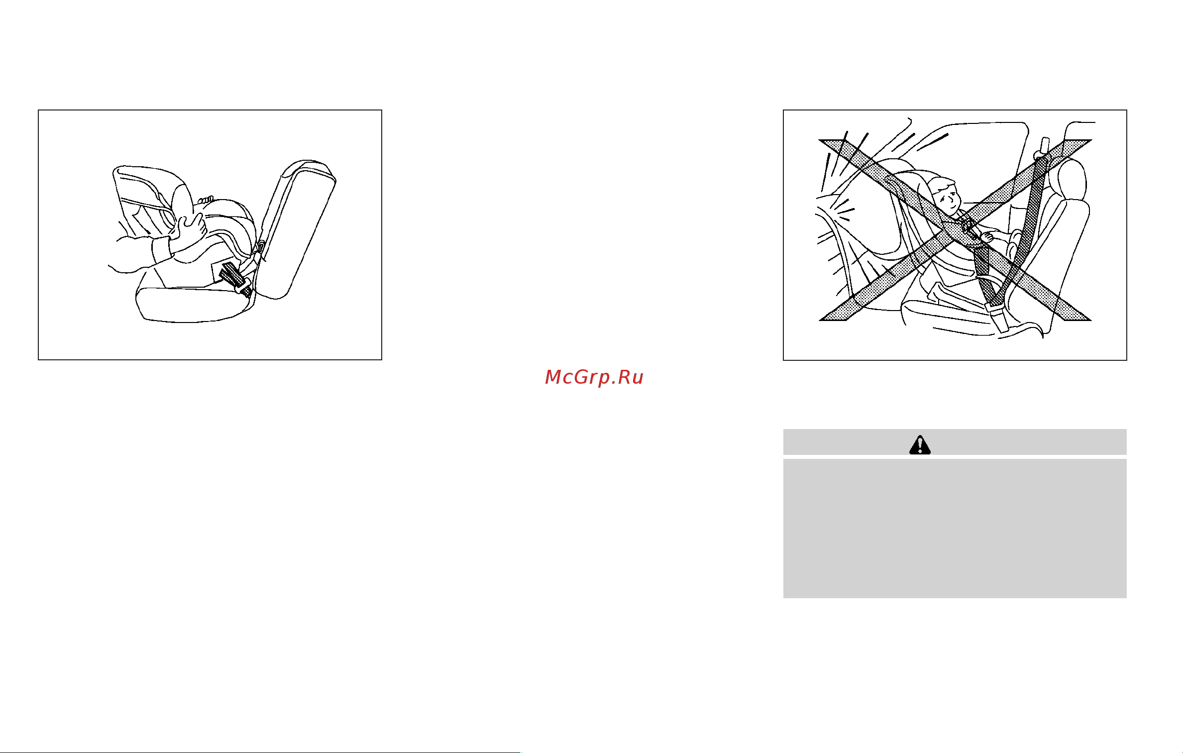 Infiniti G37 Convertible (2010) [40/444] Child restraint installation using the seat belts