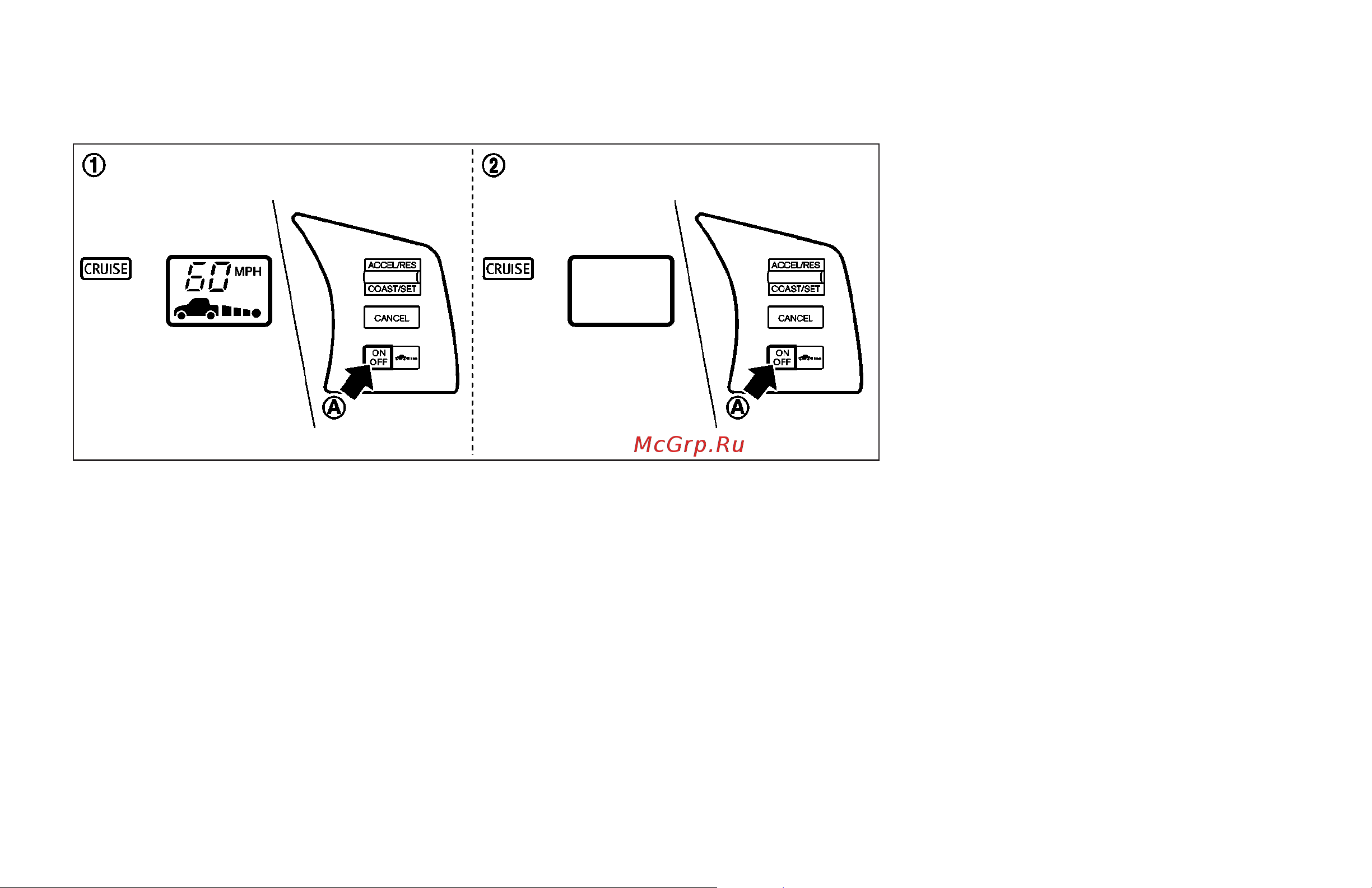 Infiniti FX35 (2007) [244/384] Selecting the vehicle to vehicle distance control mode