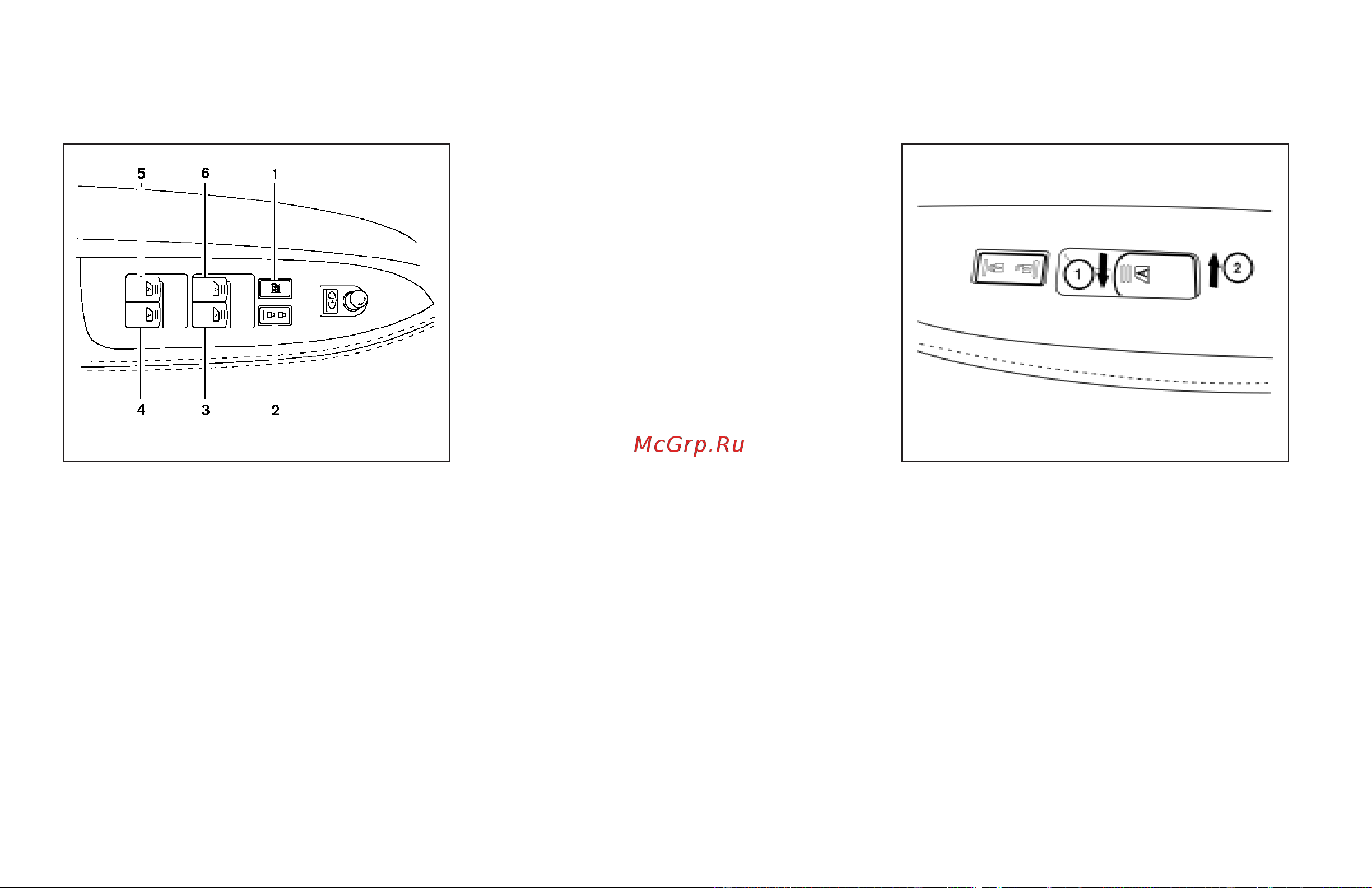 Infiniti QX56 (2009) [131/438] Driver s side power window switch