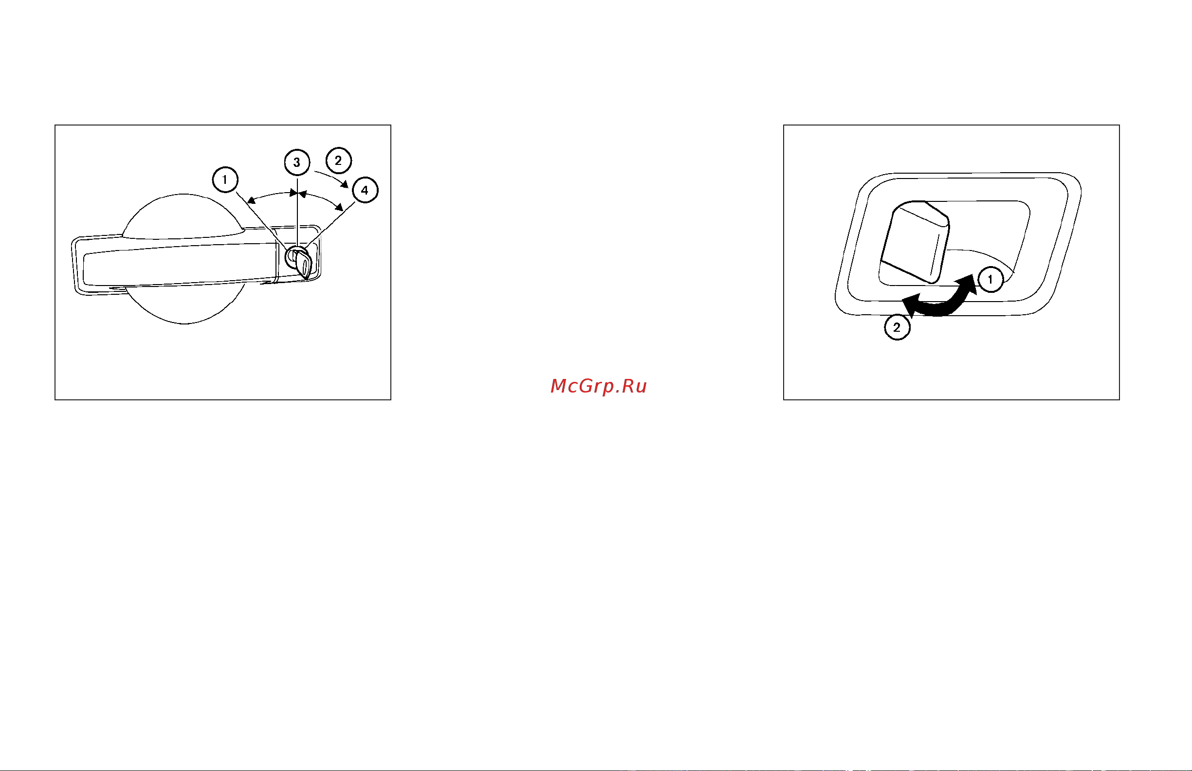 Infiniti QX56 (2009) [146/438] Locking with inside lock knob
