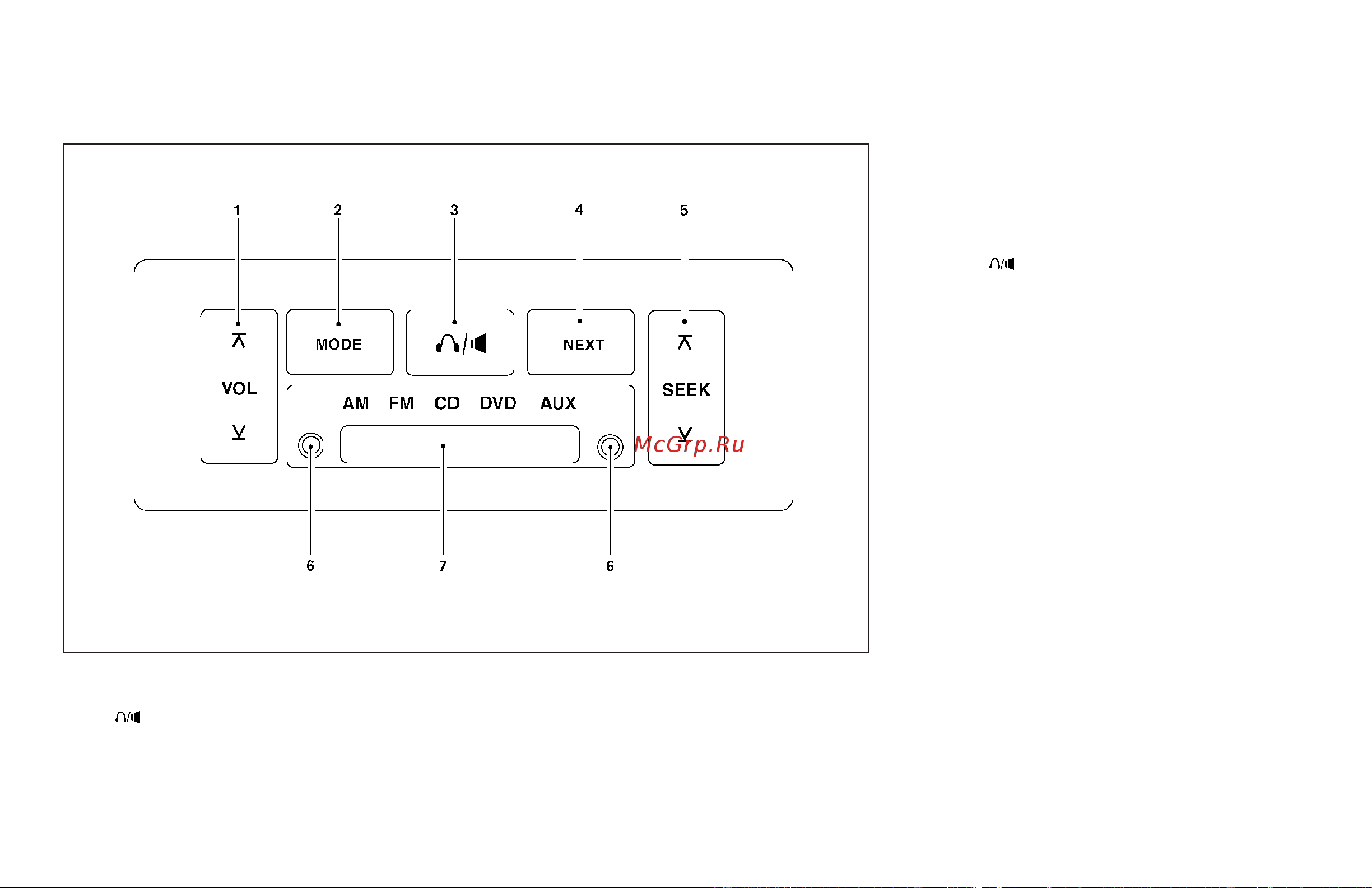 Infiniti QX56 (2009) [224/438] Rear audio controls