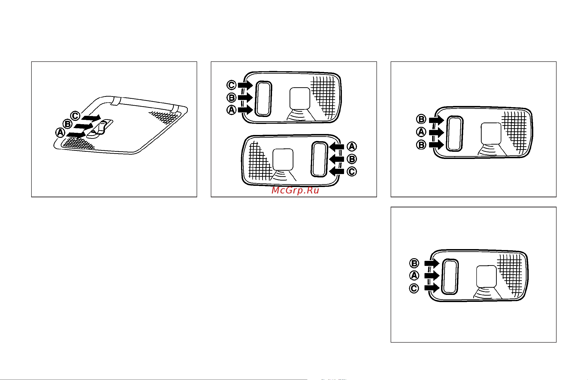 Infiniti FX35 (2006) [110/392] Ceiling light if so equipped