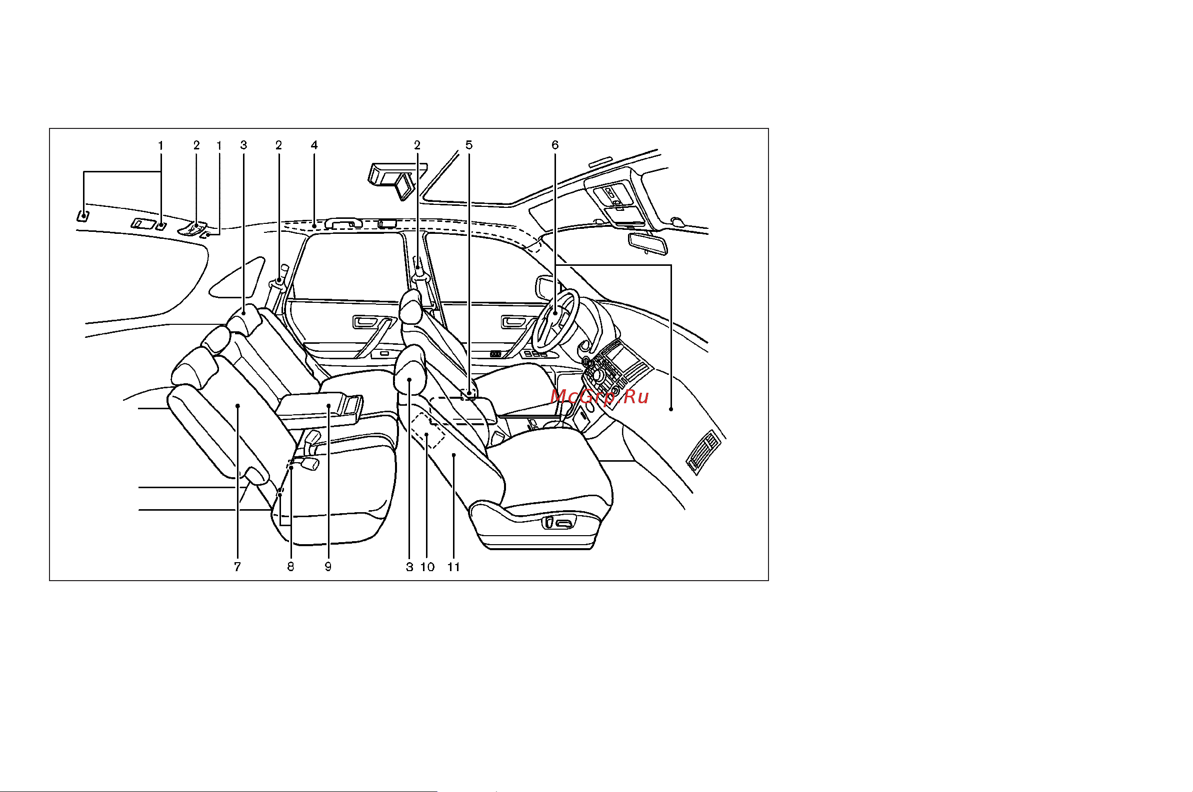 Infiniti FX45 (2008) [6/398] Seats seat belts and supplemental restraint system srs