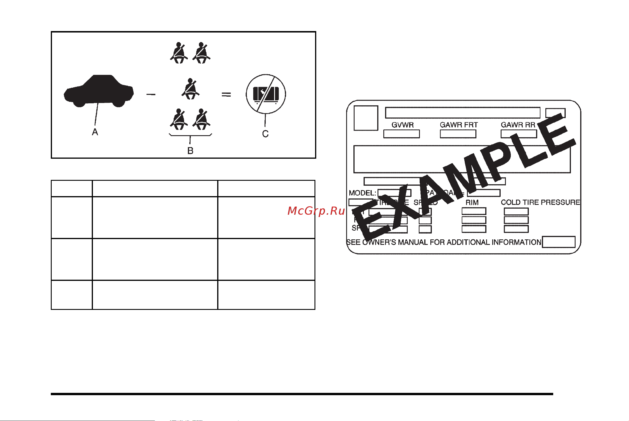 CADILLAC ESCALADE (2010) [427/620] Certification tire label