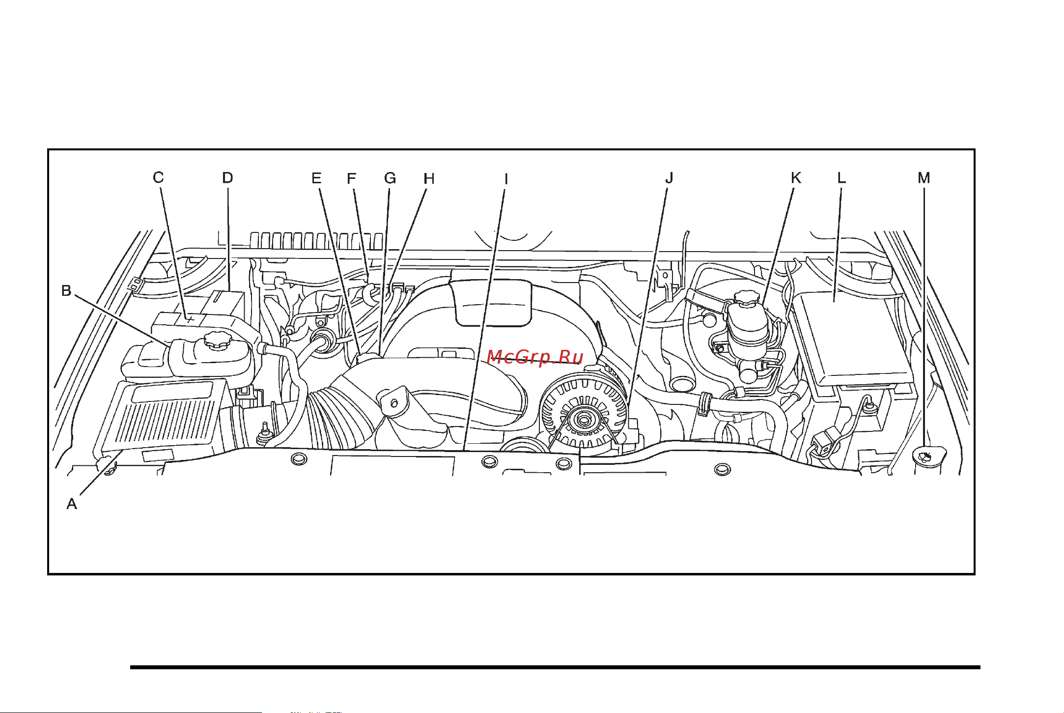 CADILLAC ESCALADE (2010) [464/620] Engine compartment overview