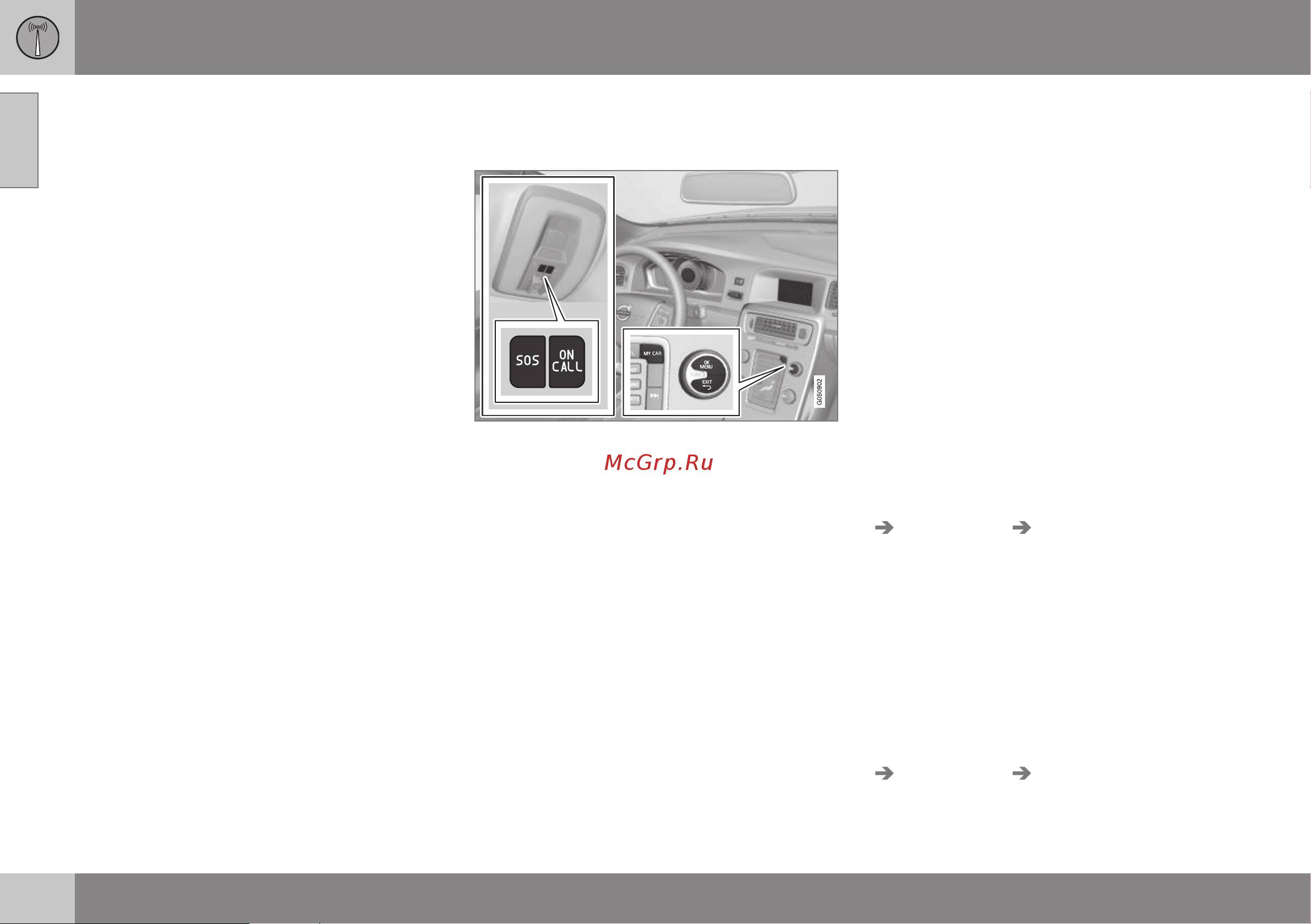 Volvo S80 On Call [8/28] Дополнительная информация
