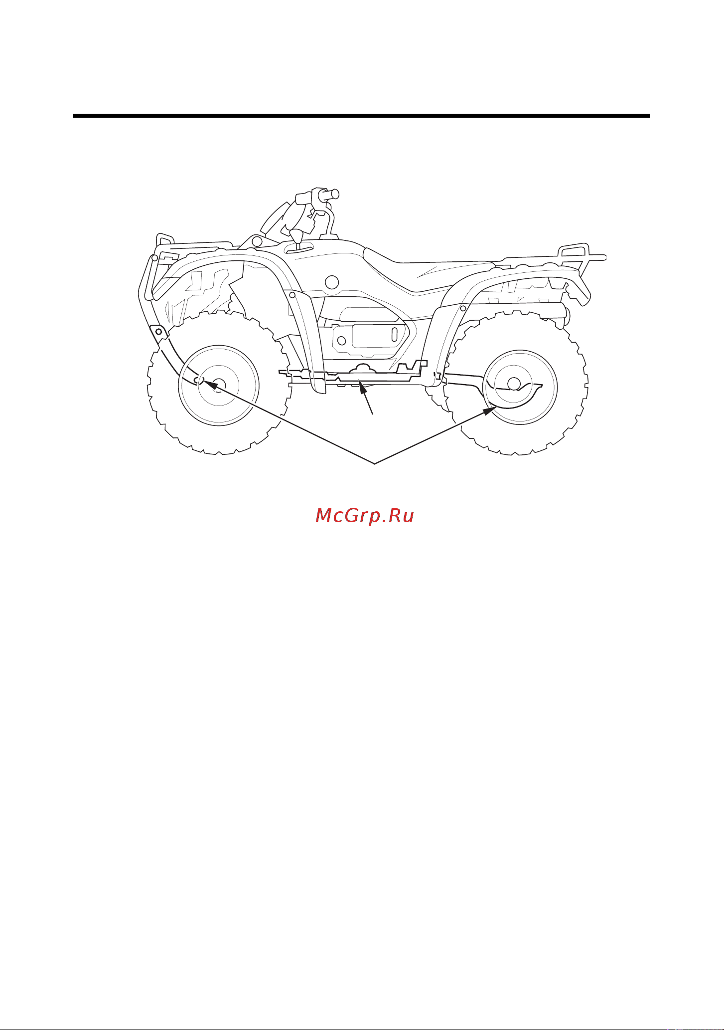 Honda TRX400FA (2004) [169/228] Çàùèòà äâèãàòåëÿ è äíèùà