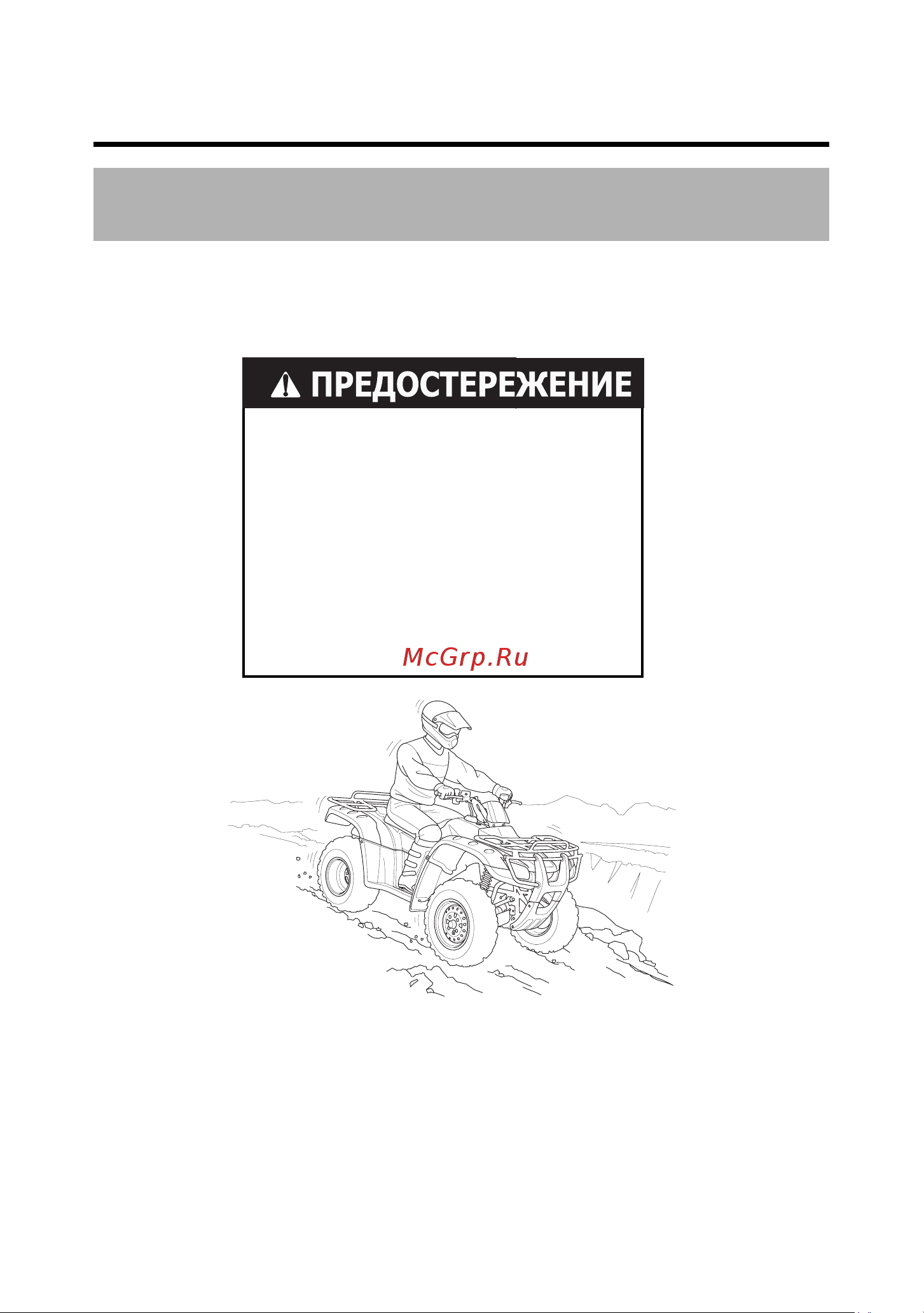 Honda TRX400FA (2004) [96/228] Âîæäåíèå ìîòîâåçäåõîäà