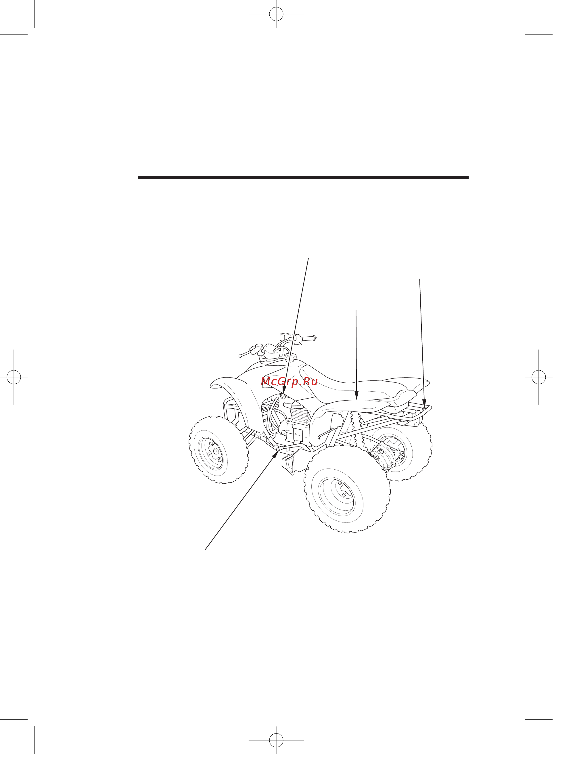 Honda SPORTRAX 250EX (2006) [23/205] Расположение частей и механизмов
