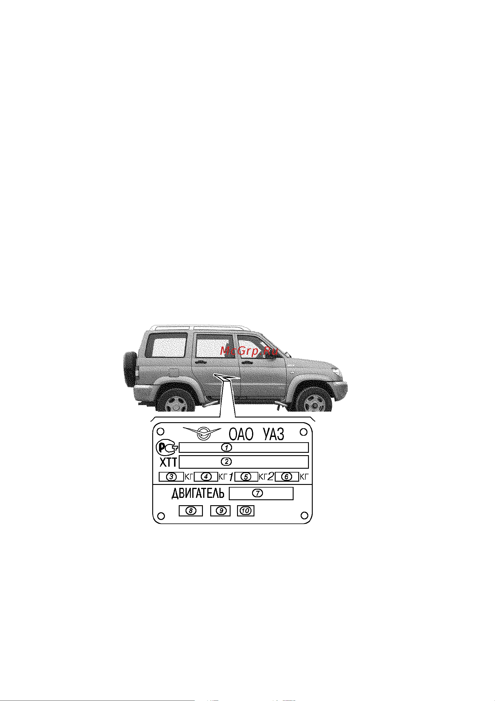 UAZ PATRIOT (2011) Руководство по эксплуатации онлайн [4/187] 778295