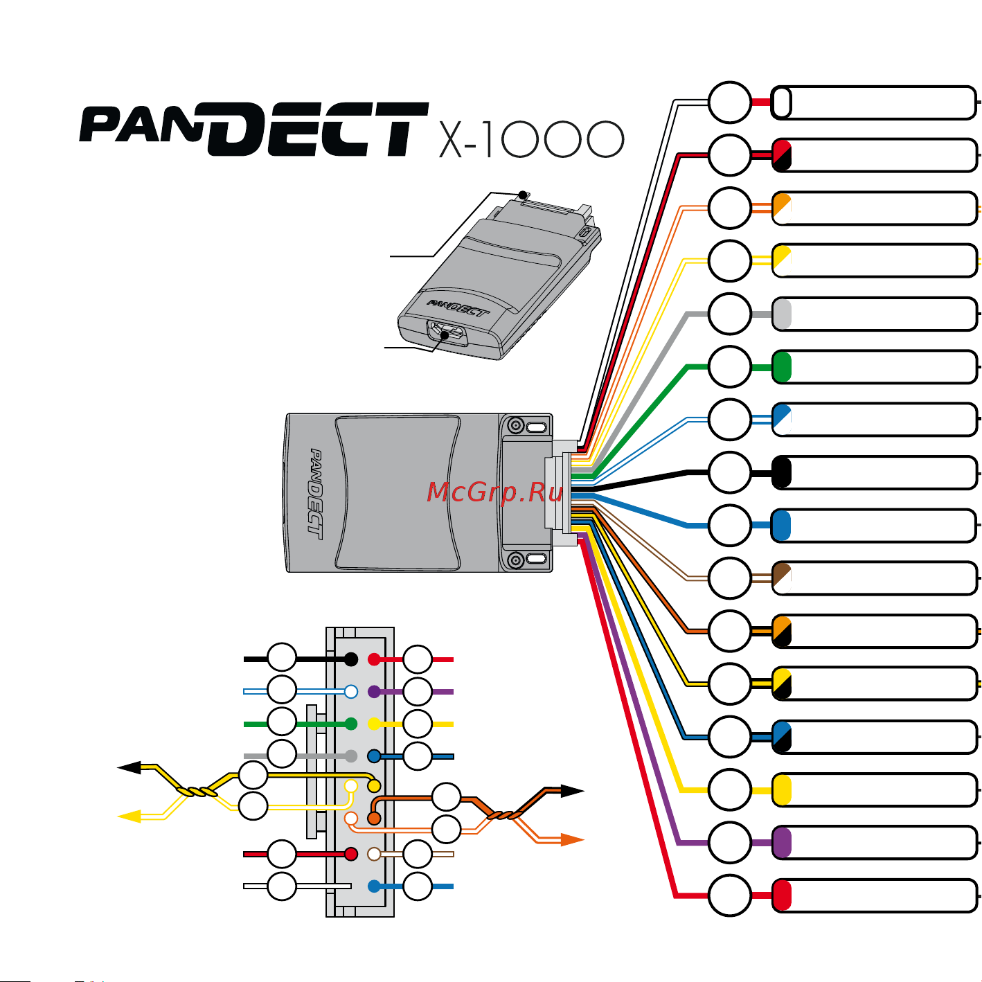 AlarmTrade PANDECT X-1000 [18/36] Led valet