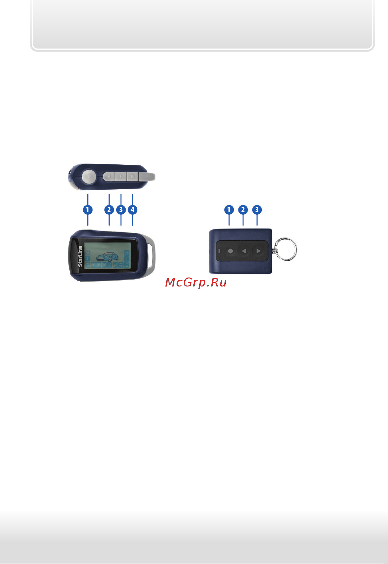 Starline A92 Dialog CAN FLEX [14/88] Управление сигнализацией с помощью брелков