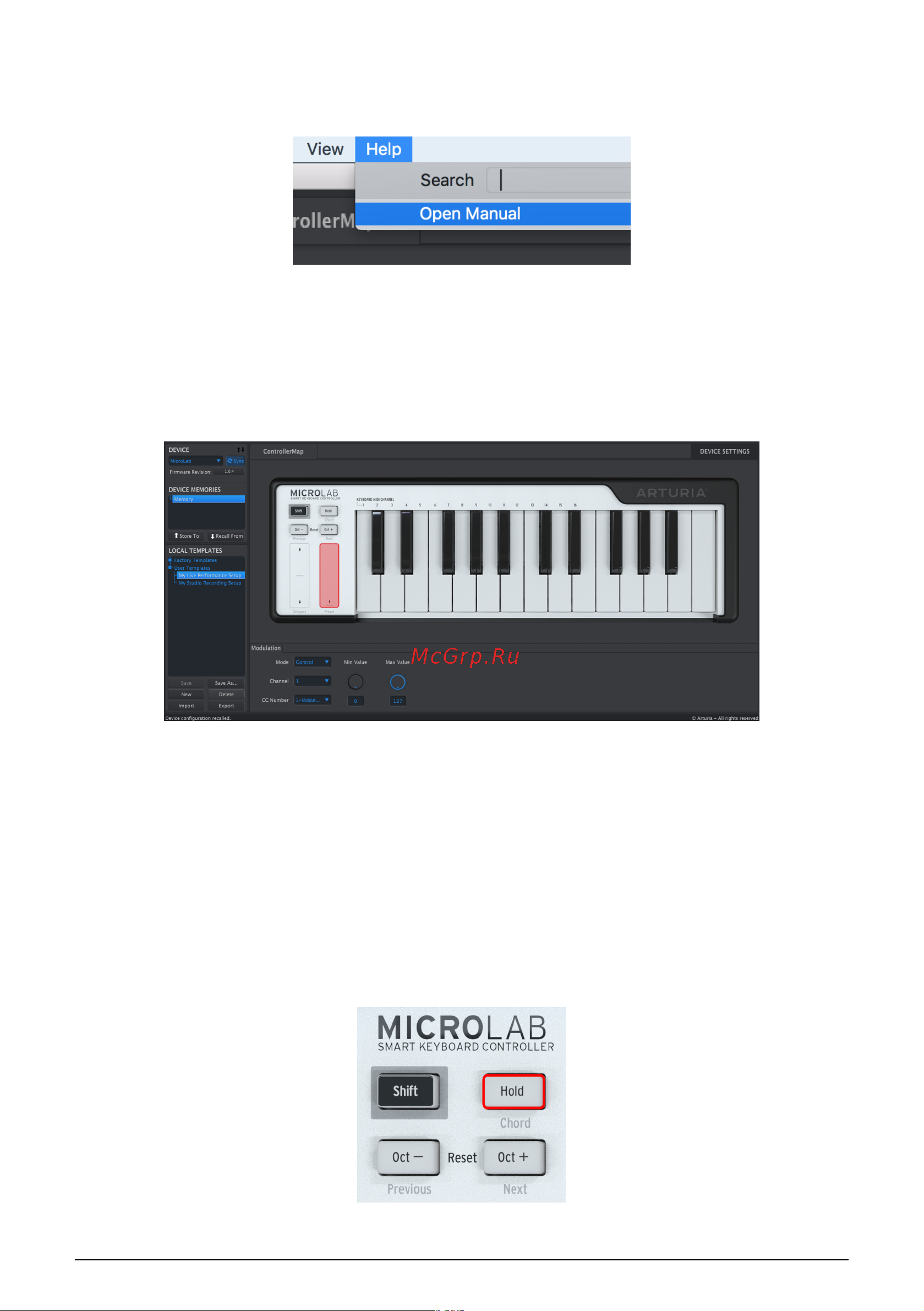 Arturia MicroLab [16/24] Microlab and mcc