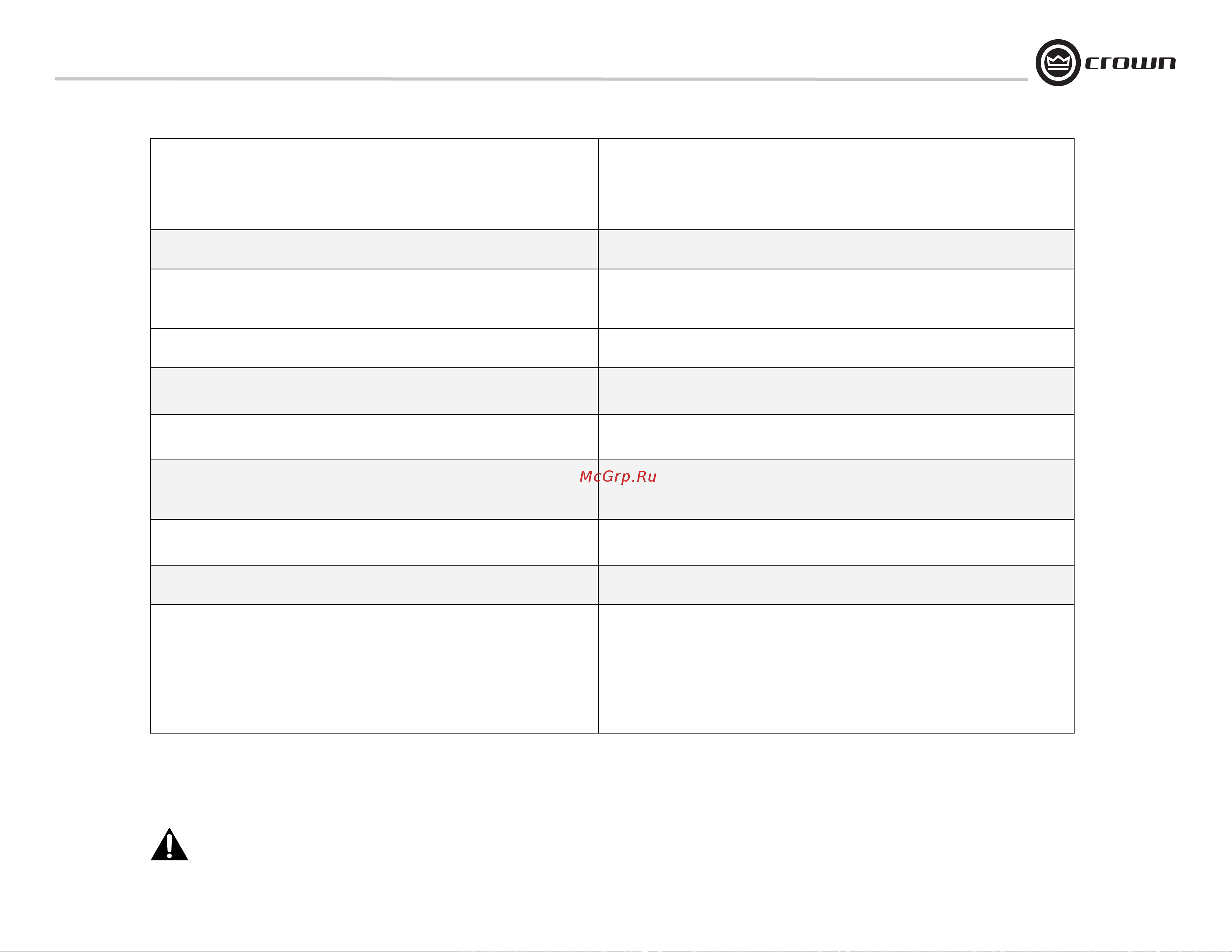 Crown DSi 6000 [31/49] Operation manual mode d emploi page 31