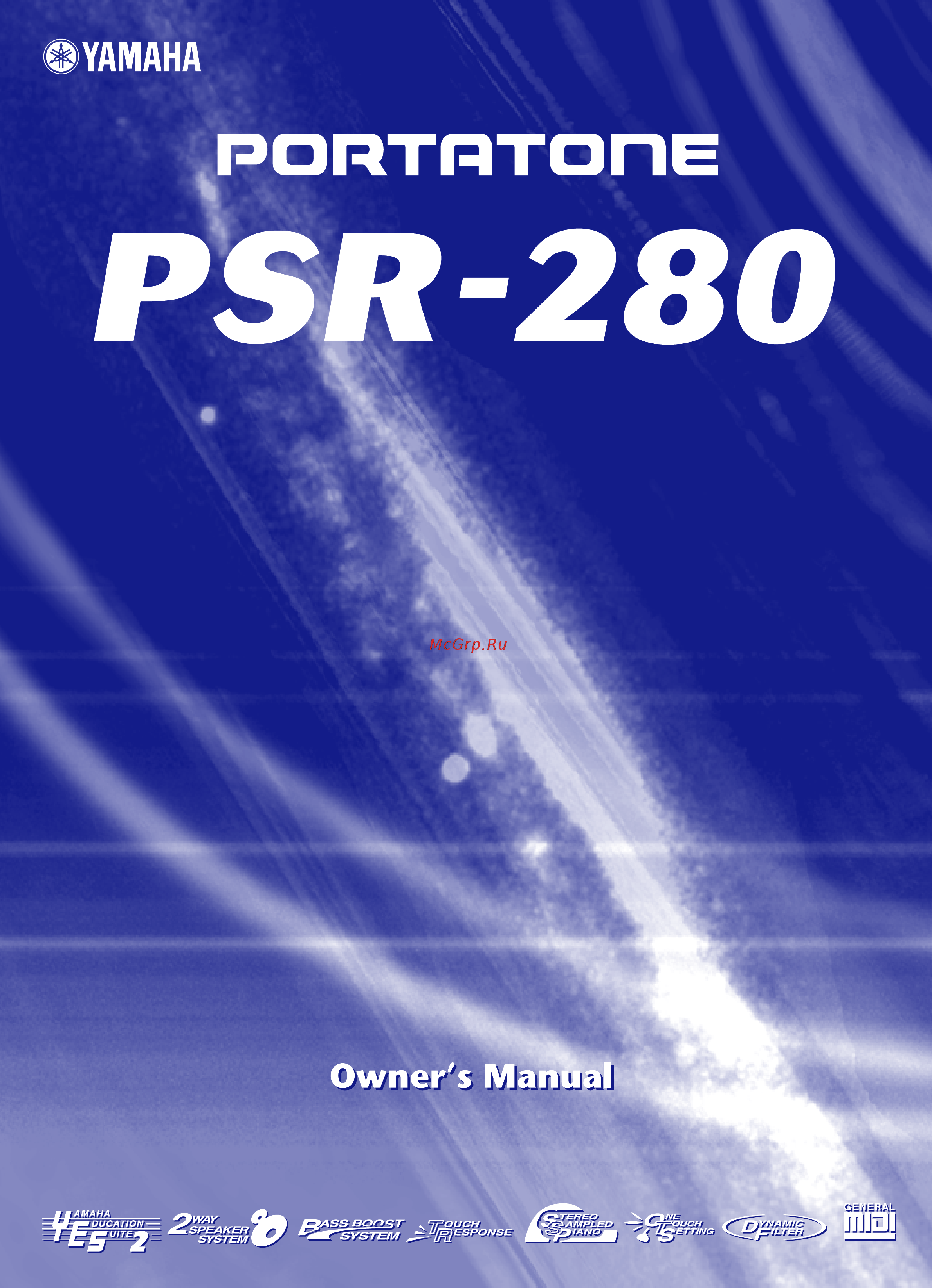 Yamaha PSR-280 Руководство по эксплуатации онлайн