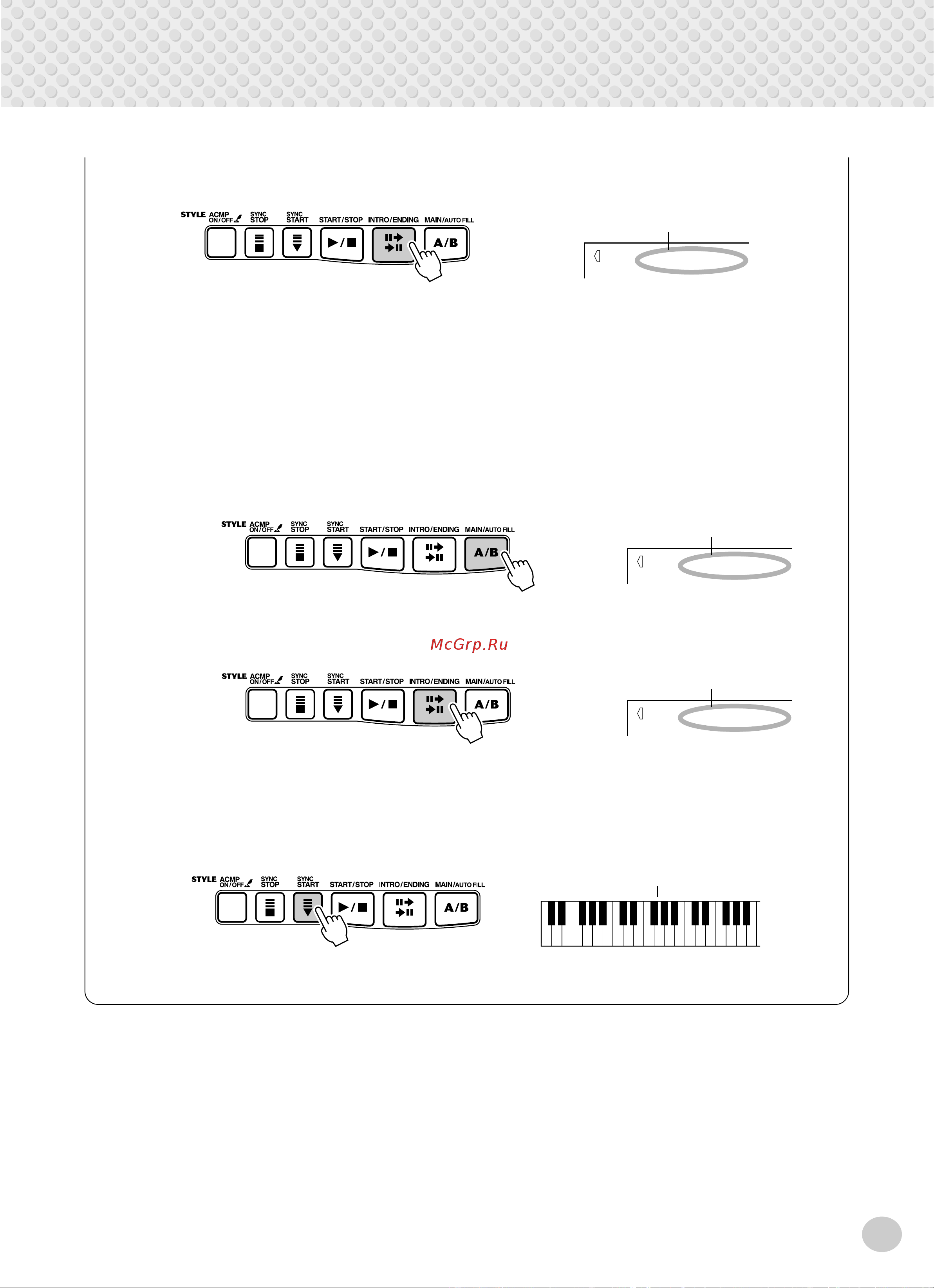 Yamaha PSR-280 [37/92] Auto accompaniment