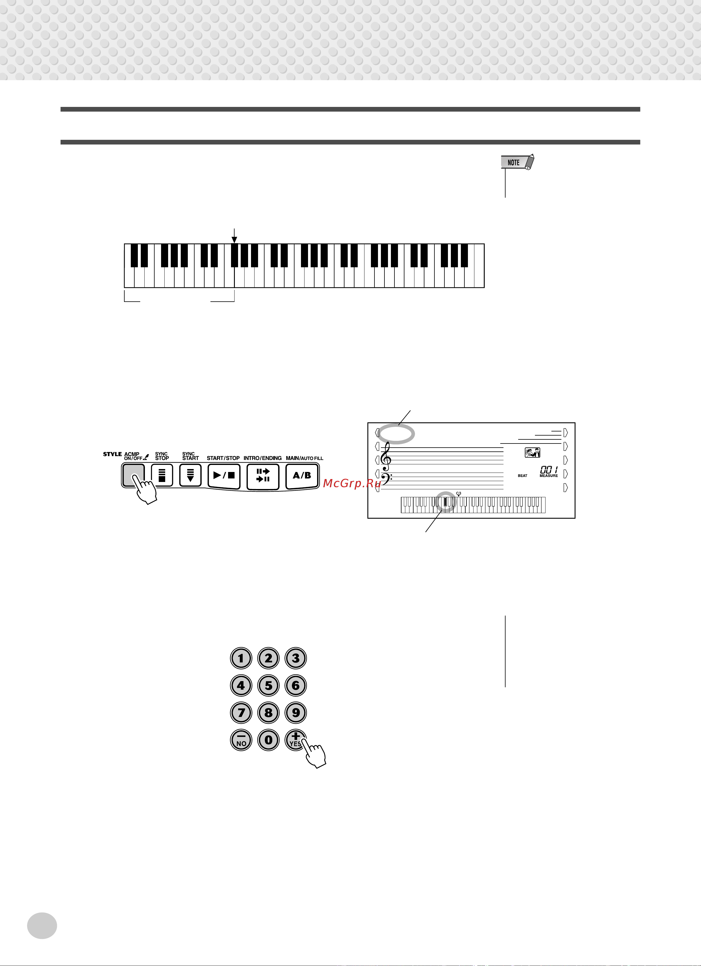 Yamaha PSR-280 [44/92] Setting the split point