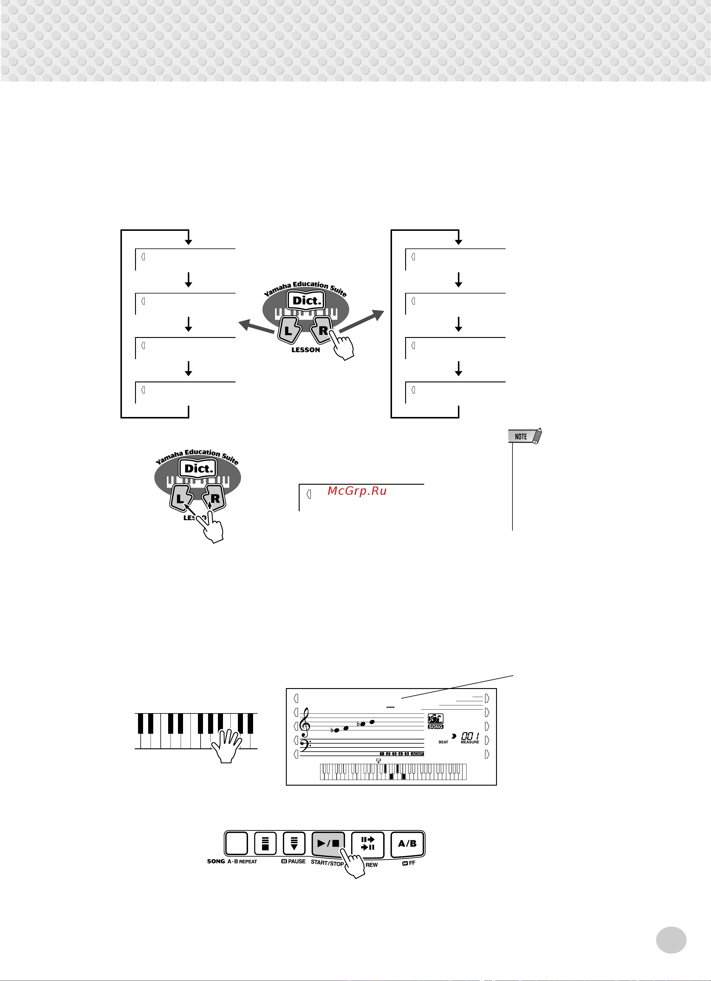 Yamaha PSR-280 [61/92] Song lesson