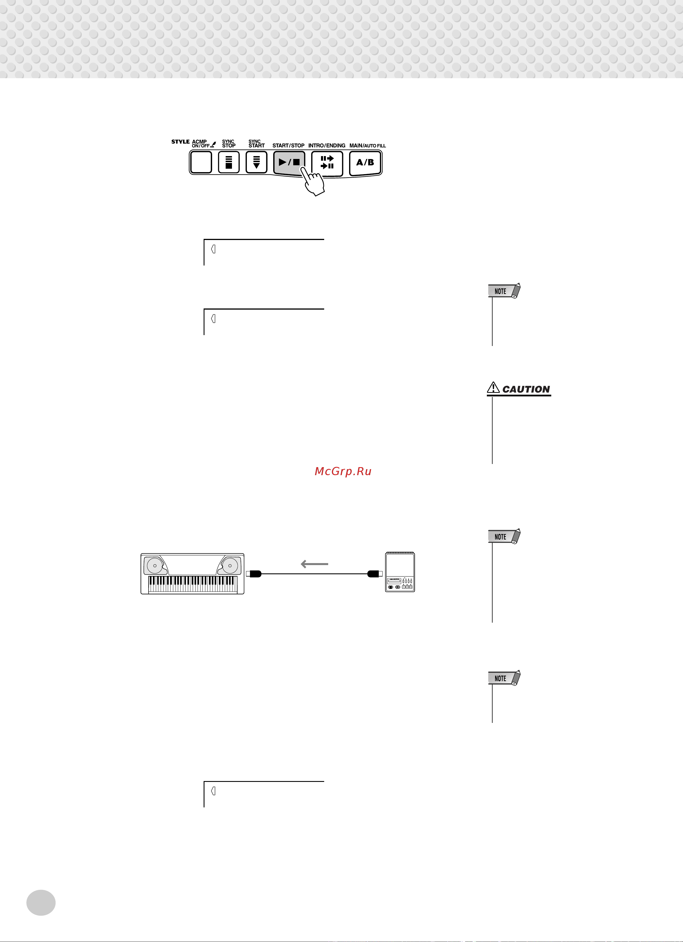 Yamaha PSR-280 [72/92] Midi functions